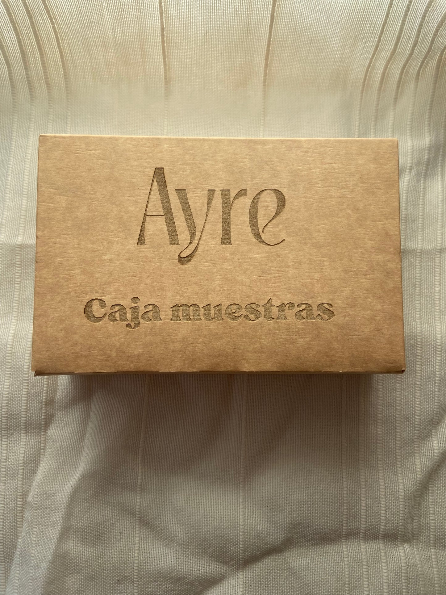 Caja de muestras