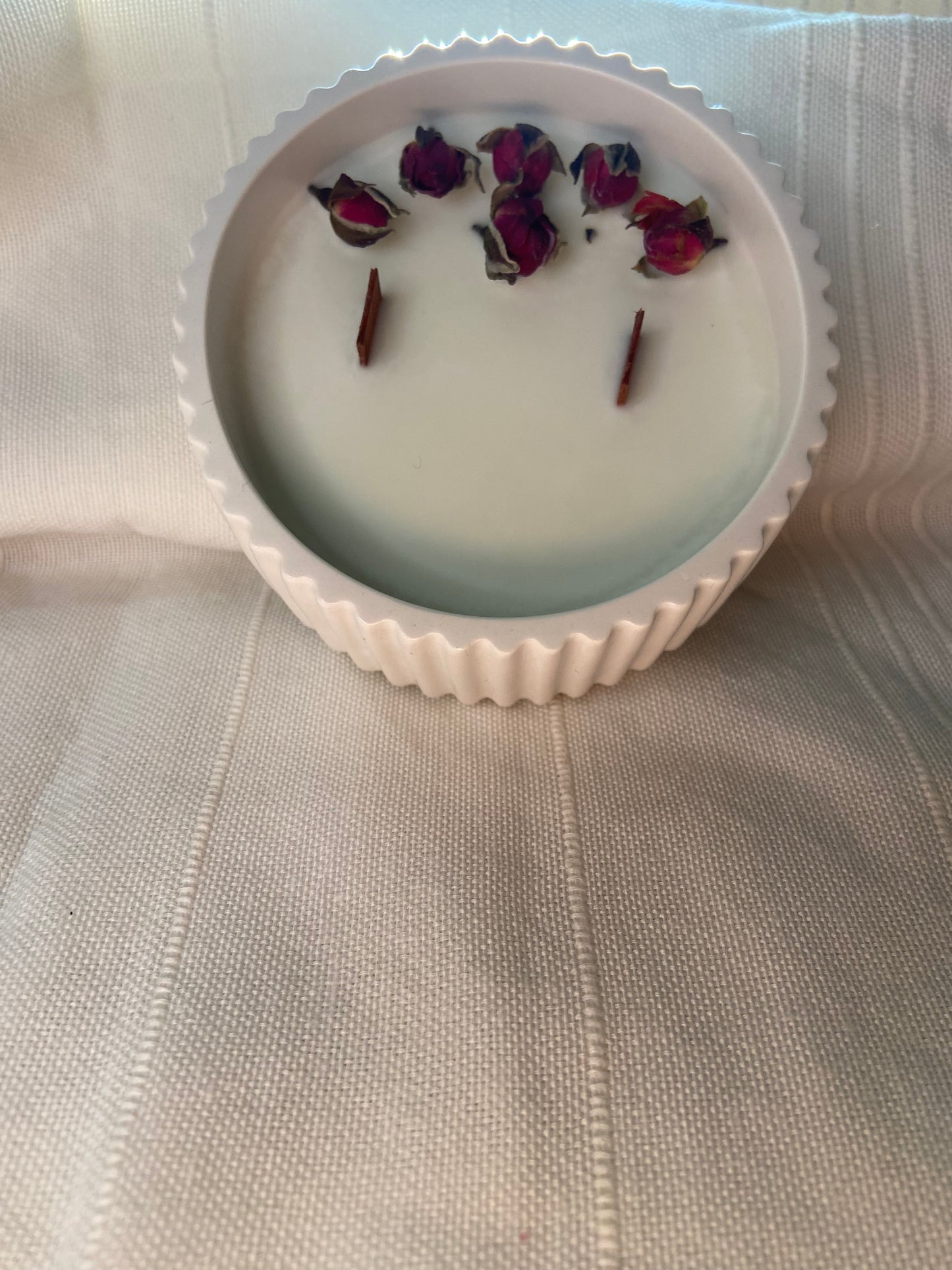 Vela artesanal Rosa pasión