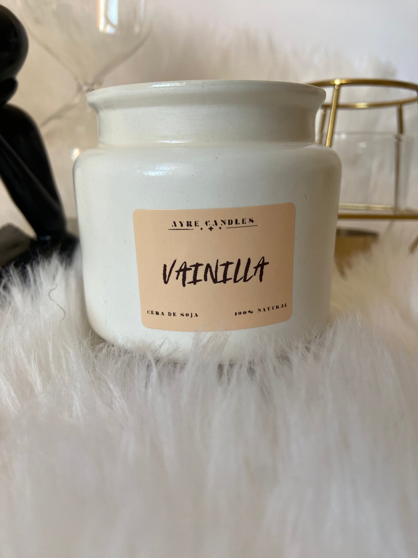 VELA ARTESANAL VAINILLA