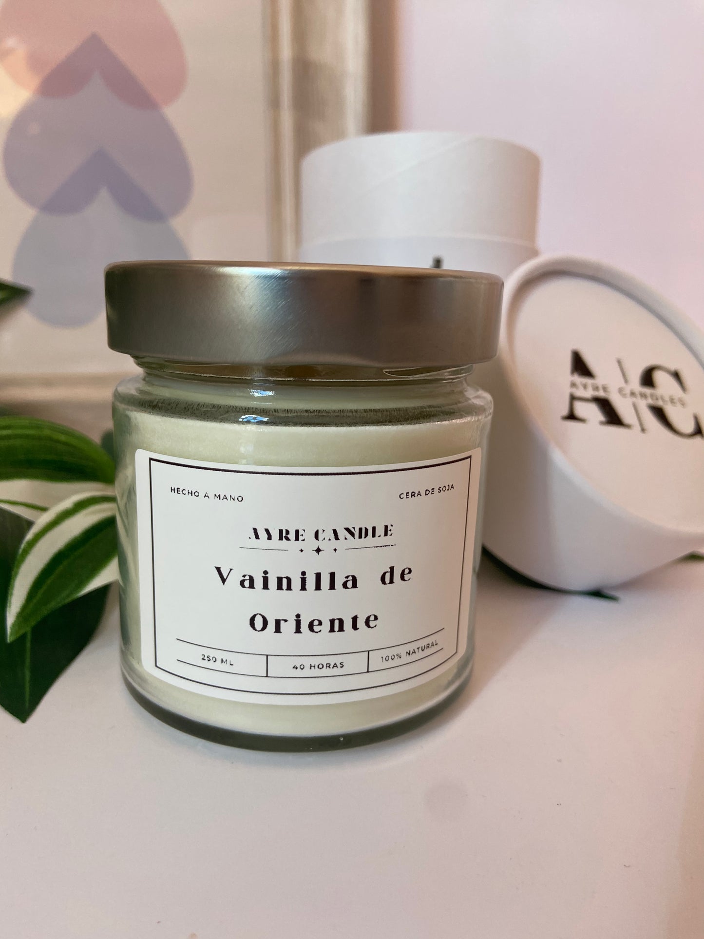 VELA ARTESANAL VAINILLA DE ORIENTE