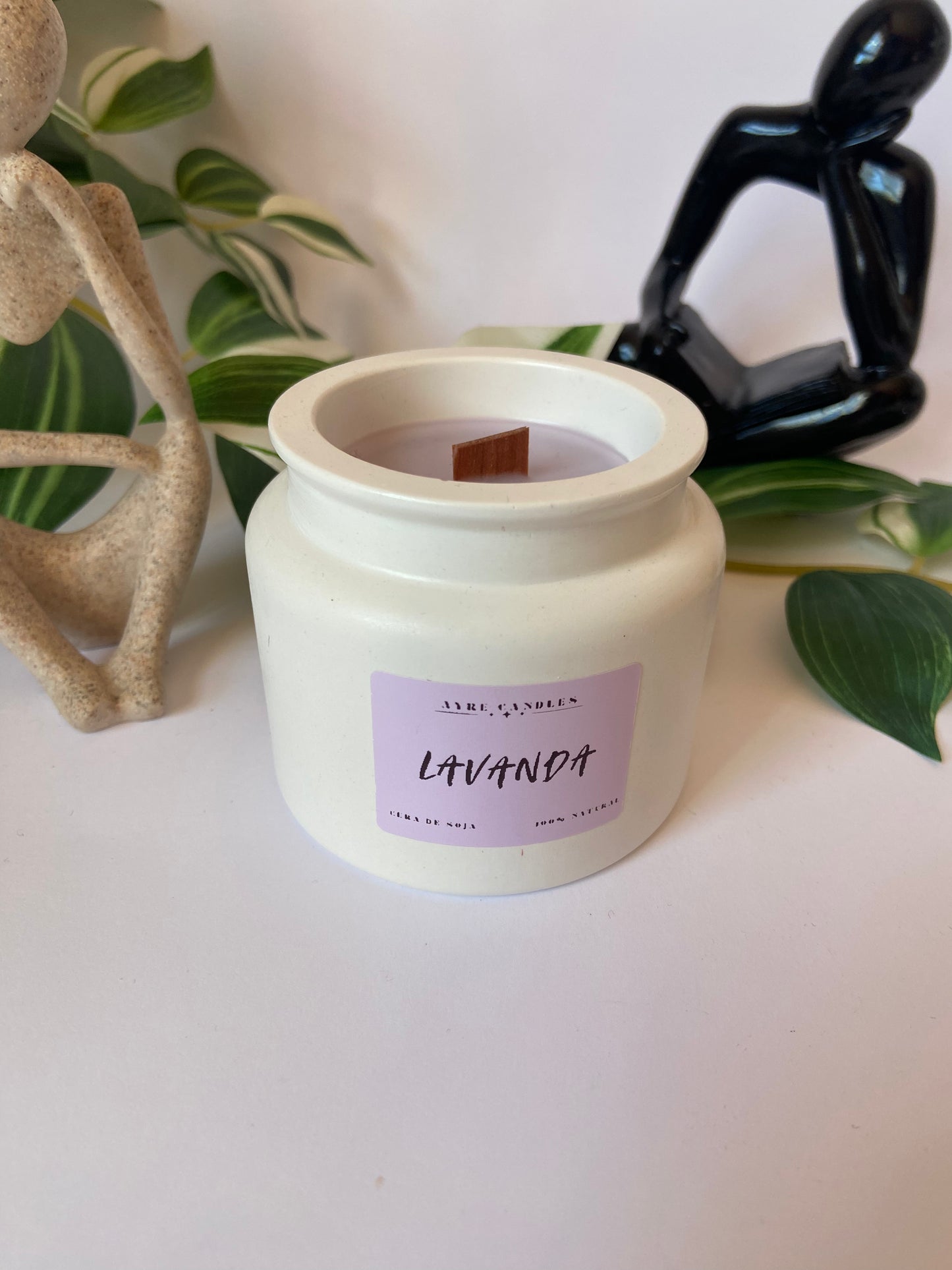 VELA ARTESANAL LAVANDA