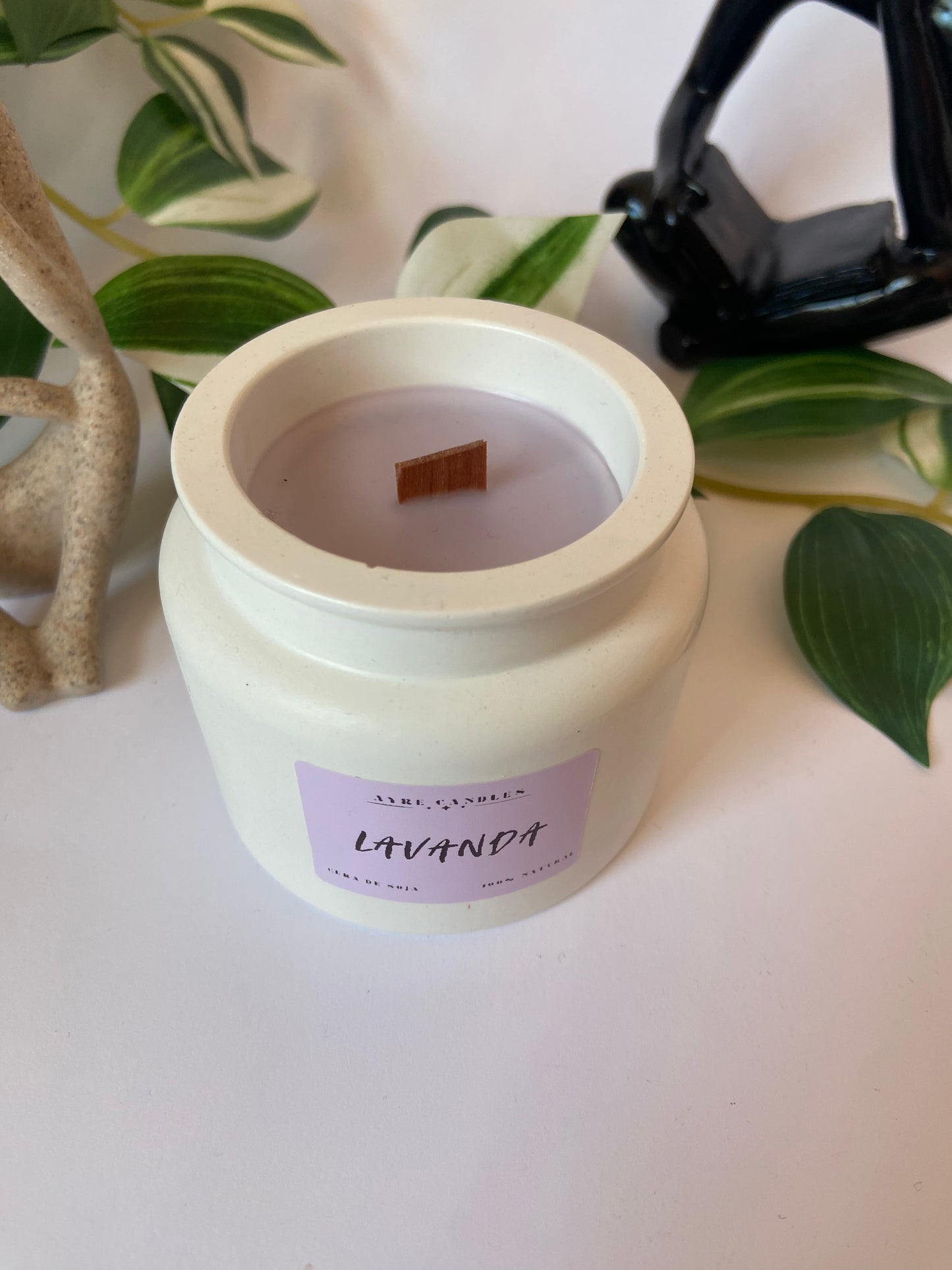 VELA ARTESANAL LAVANDA