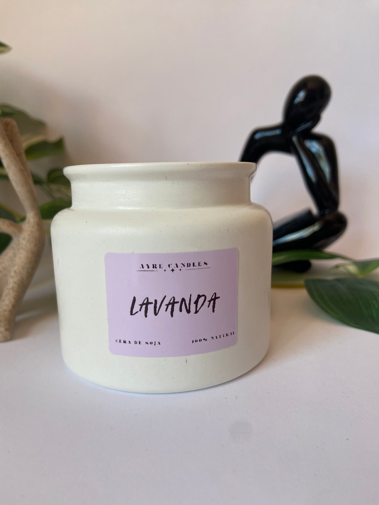 VELA ARTESANAL LAVANDA