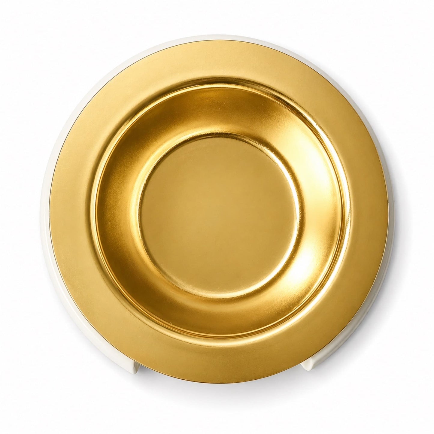 platillo oro para quemador wax melts aura vista superior ayre