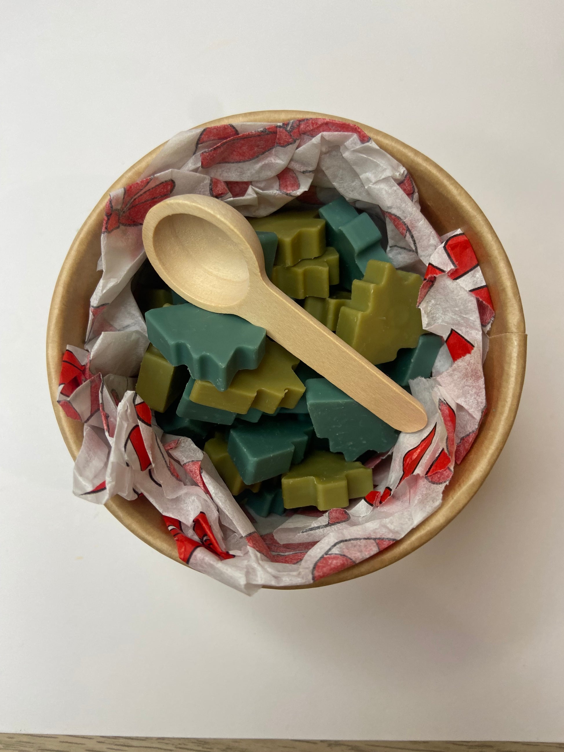 Wax melts de soja aroma agujas de pino artesanales