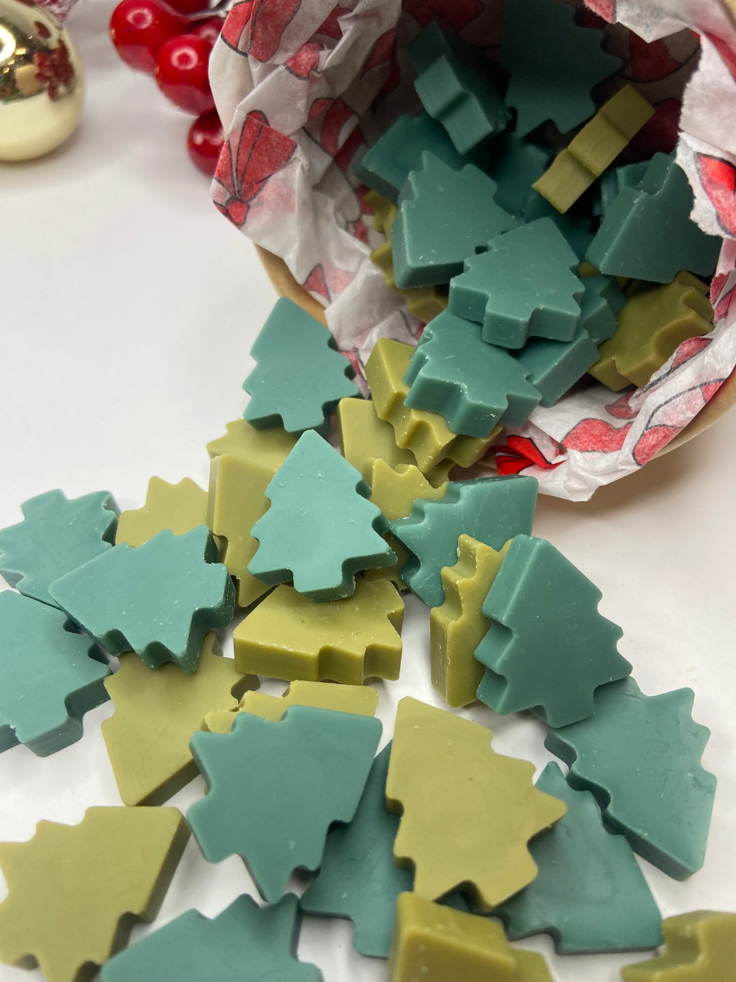 Wax melts de soja aroma agujas de pino artesanales