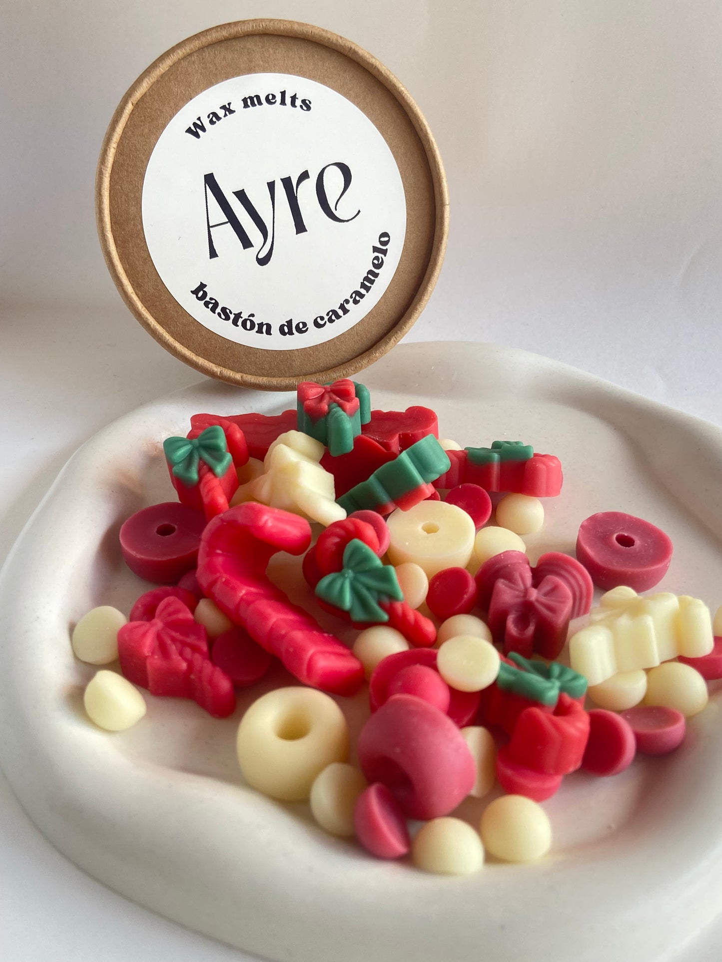 Wax melt de soja Bastón de Caramelo – aroma dulce y afrutado