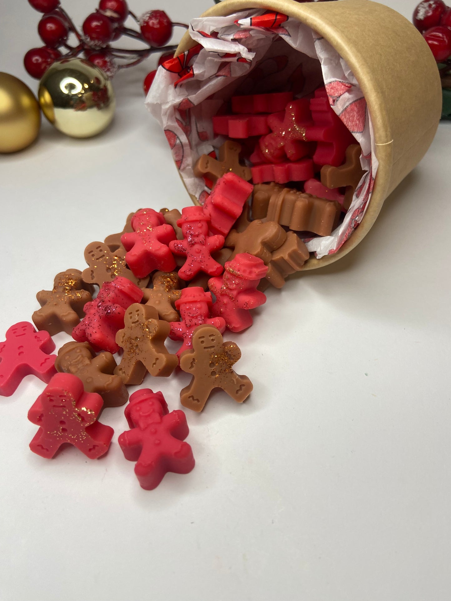 Wax melts de soja aroma galleta de jengibre artesanales