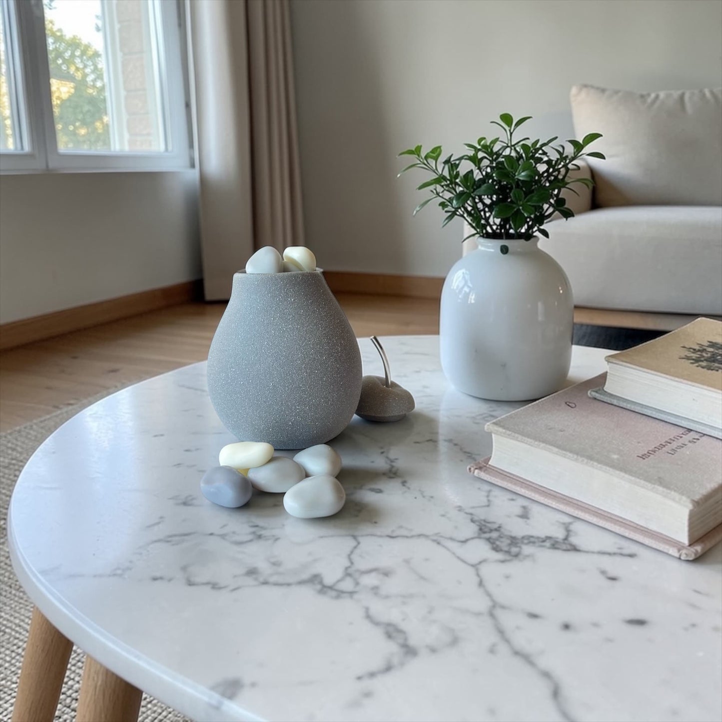 Quemador de ceras aromáticas Nashi | quemador wax melts decorativo