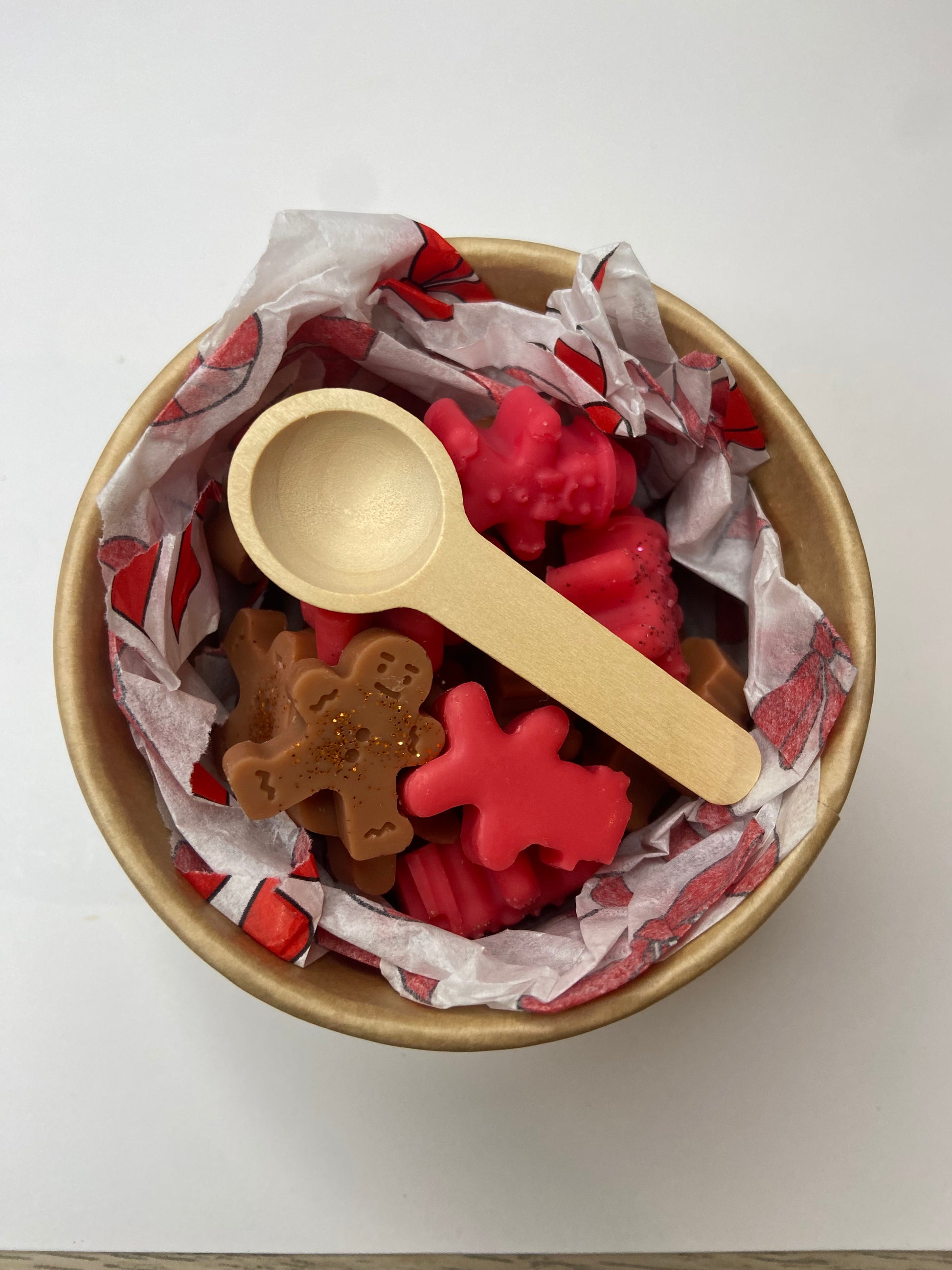 Wax melts de soja aroma galleta de jengibre artesanales