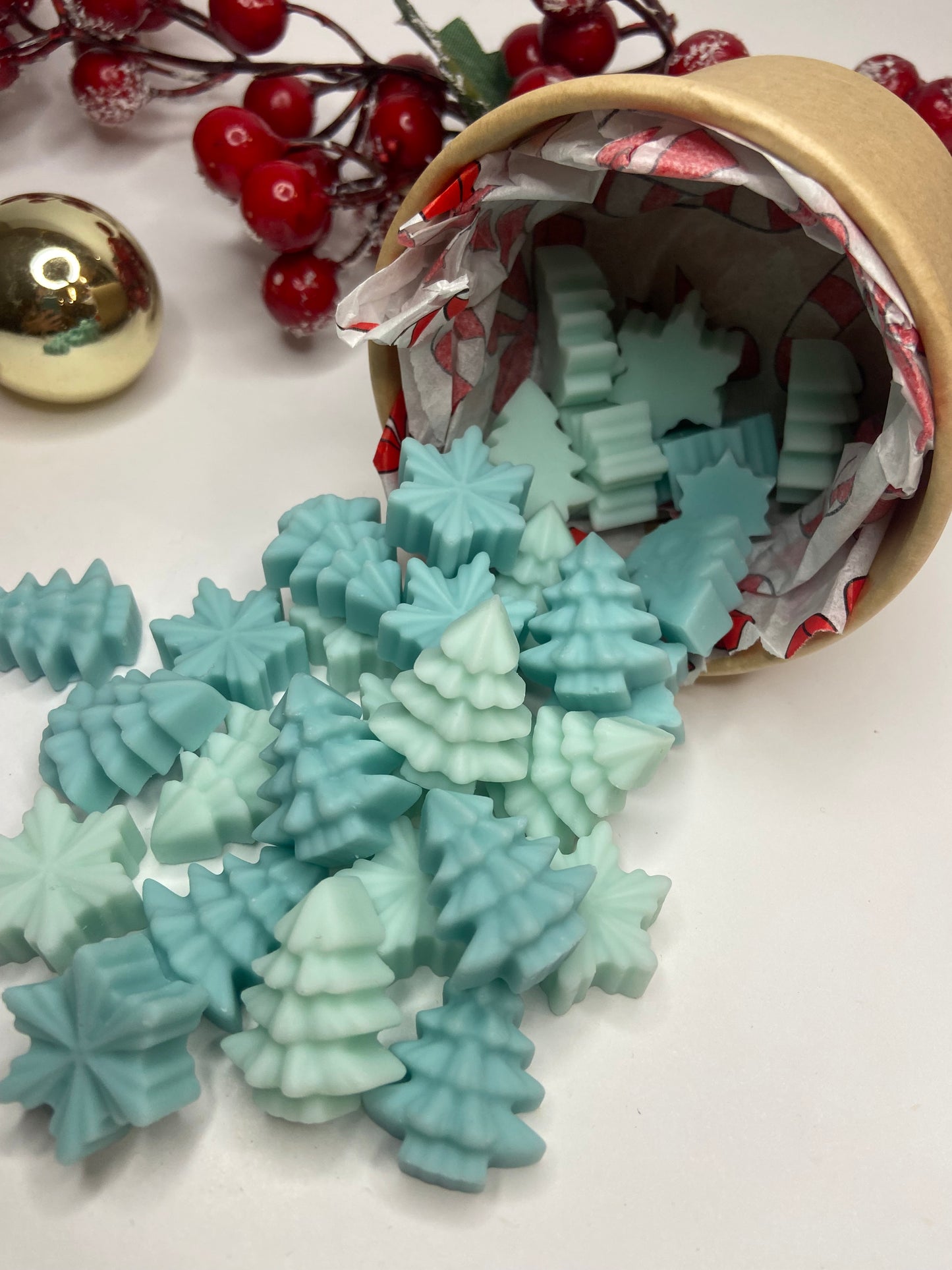 Wax melts de soja aroma abeto helado artesanales