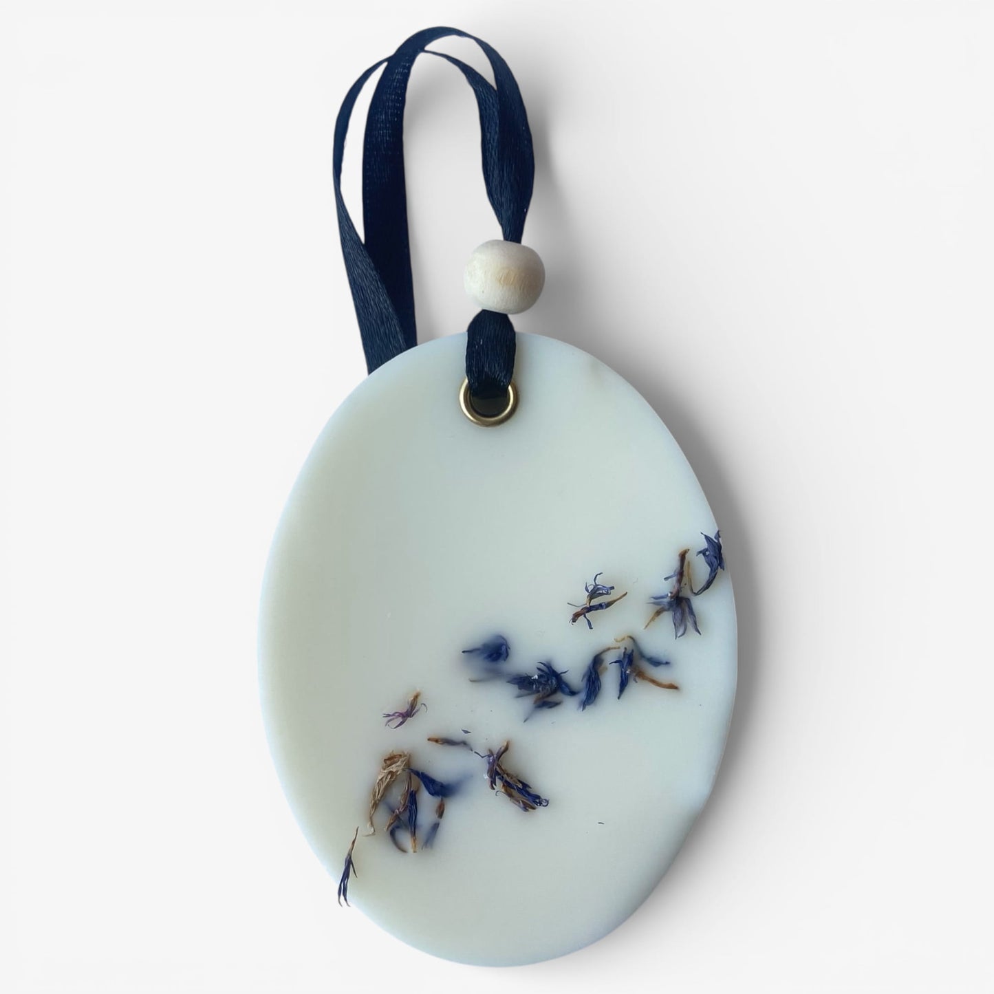 ambientador de armario ovalado aroma ropa limpia cera de soja