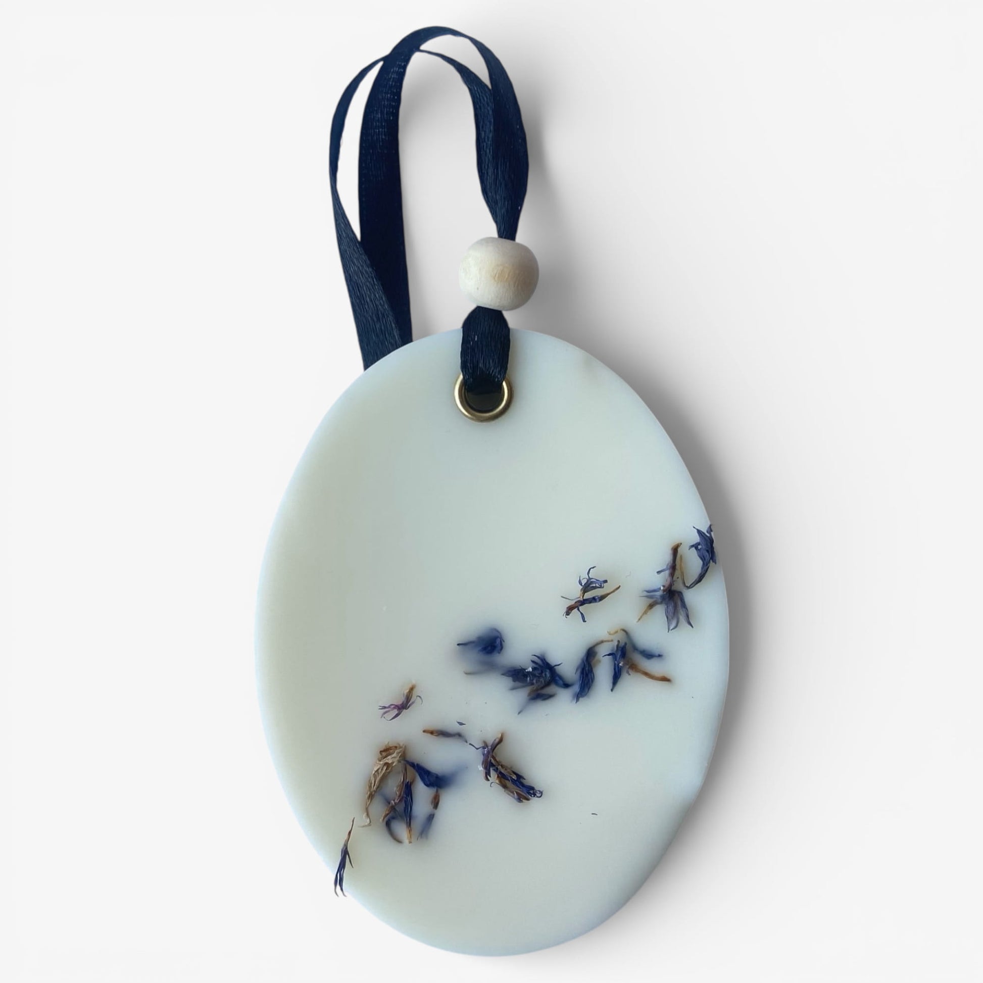 ambientador de armario ovalado aroma ropa limpia cera de soja