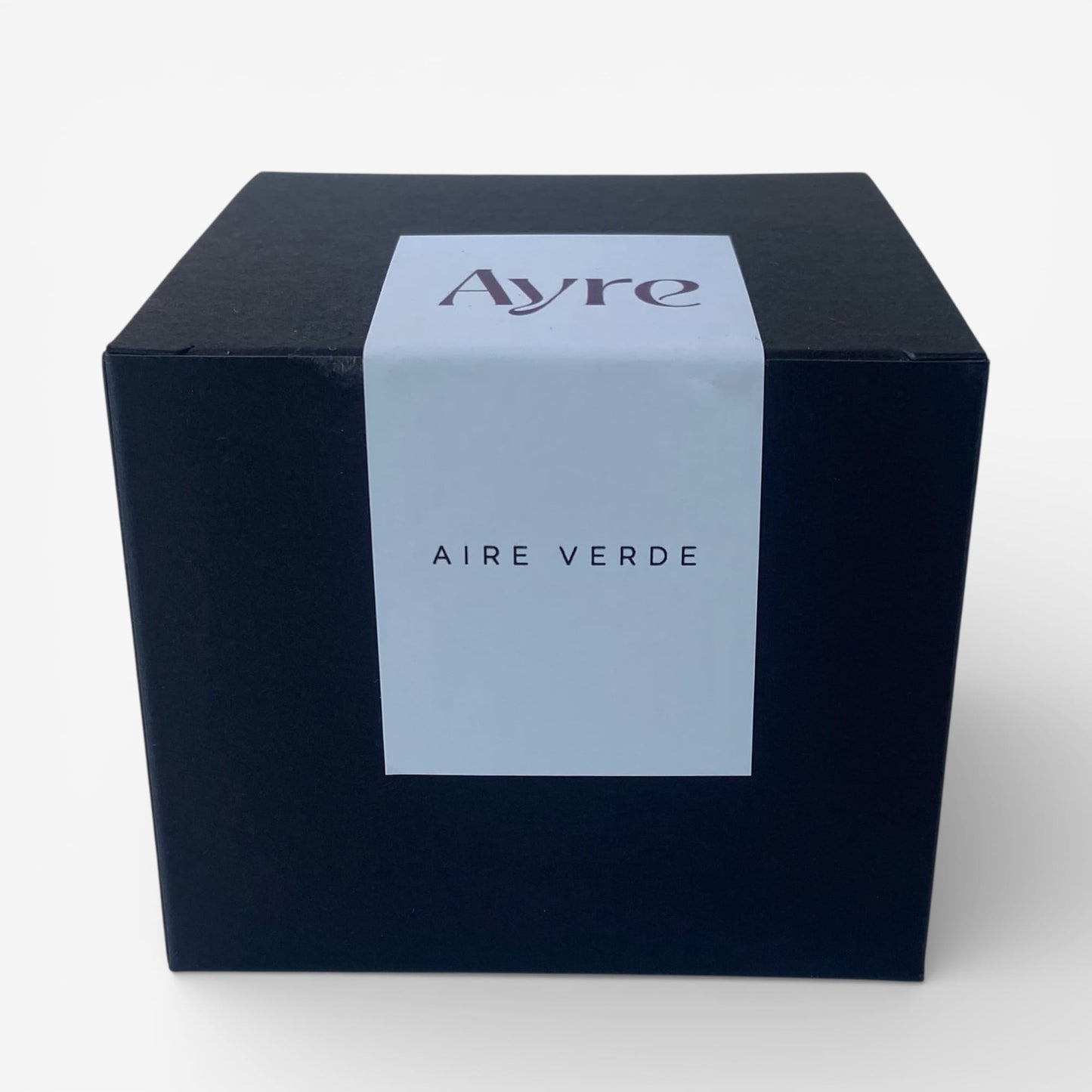 caja regalo vela aromática Ayre Aire Verde