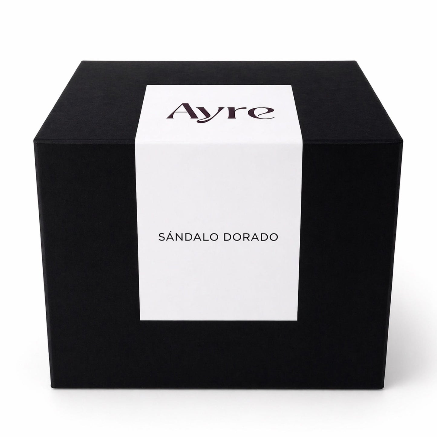 caja vela sandalo dorado ayre