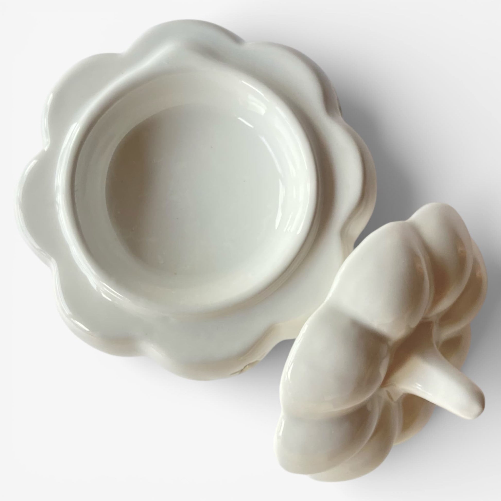 Quemador de cera calabaza con diseño decorativo