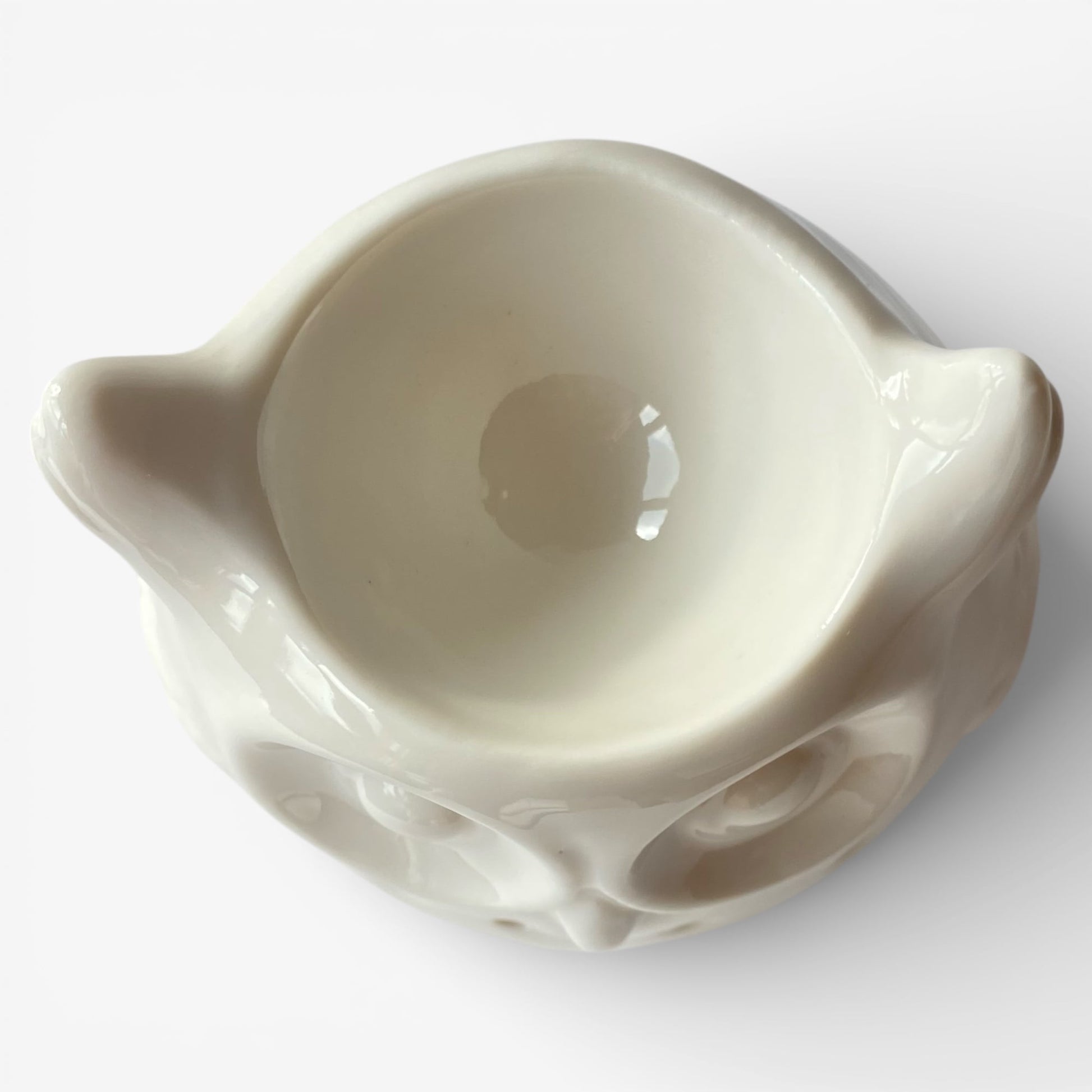 Quemador de cera Noctua visto desde arriba