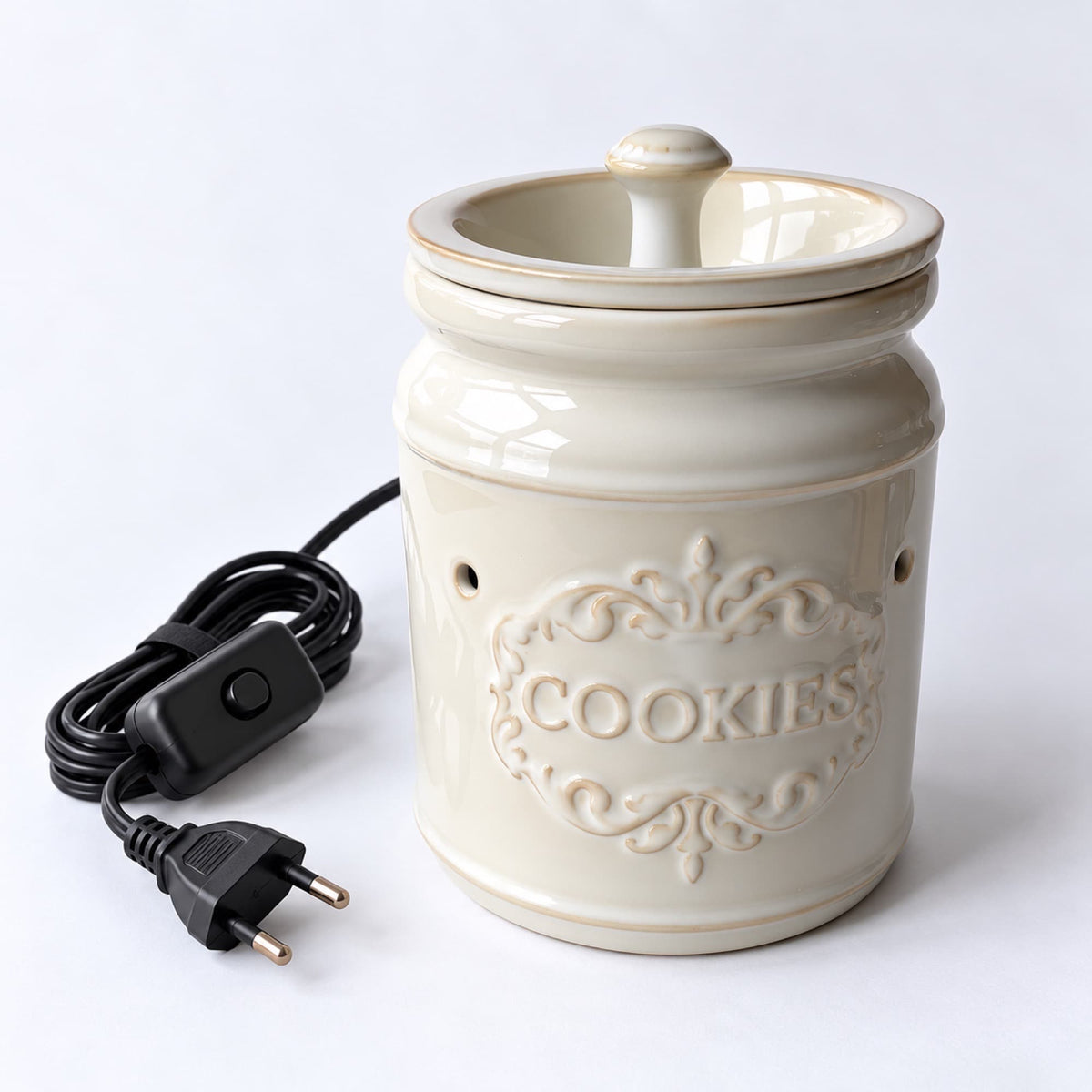 Quemador eléctrico Cookies de cerámica para wax melts