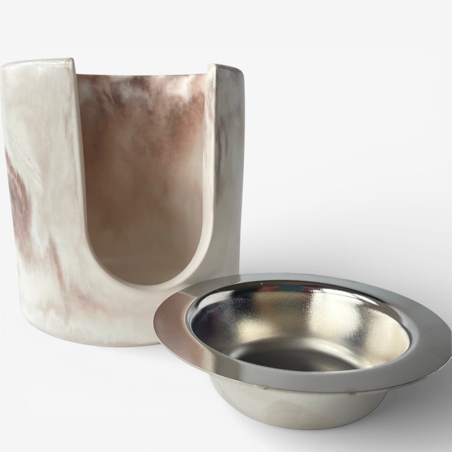 detalle quemador de ceras aromáticas Aura de resina ecológica para wax melts