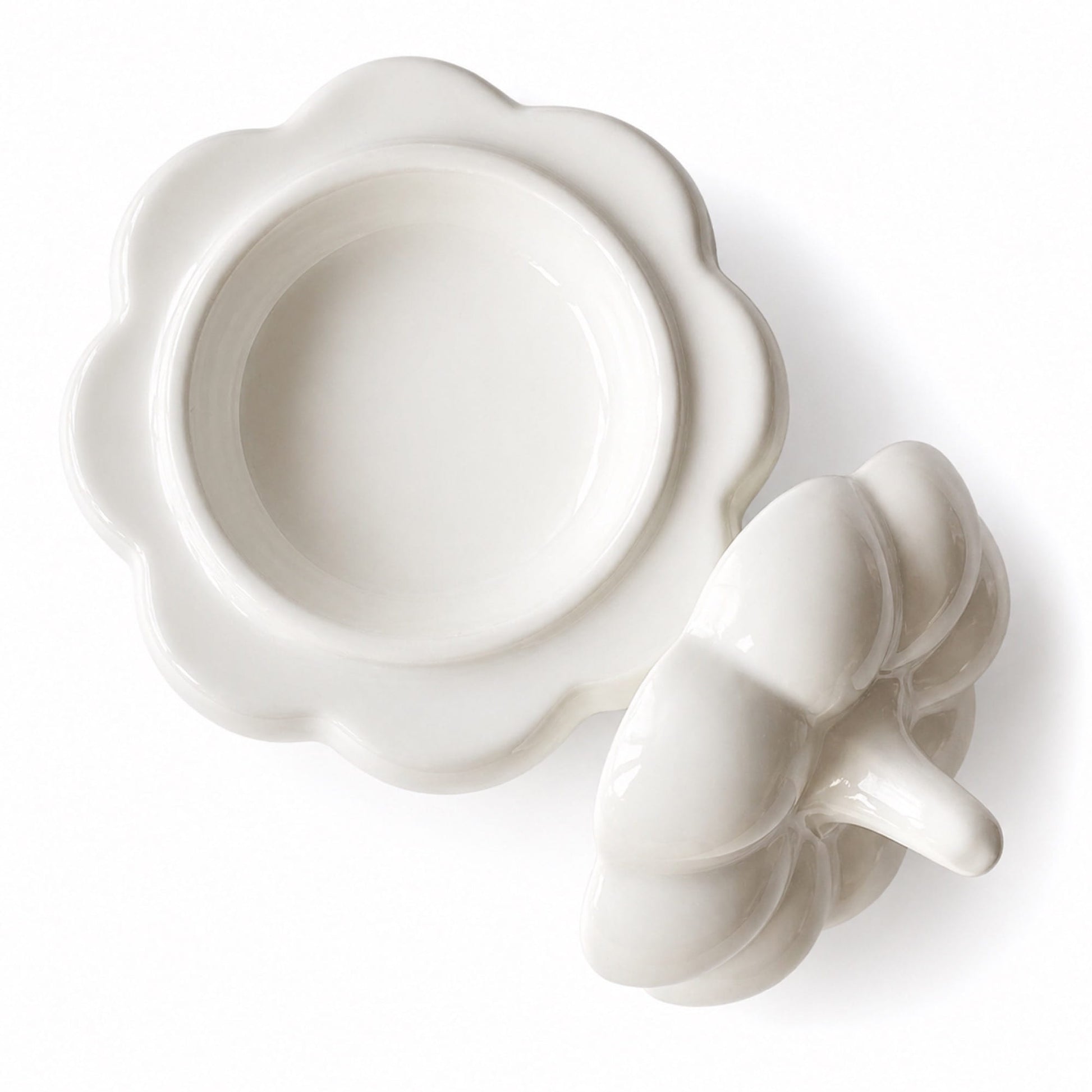 quemador wax melts Calabaza cerámica abierto vista superior