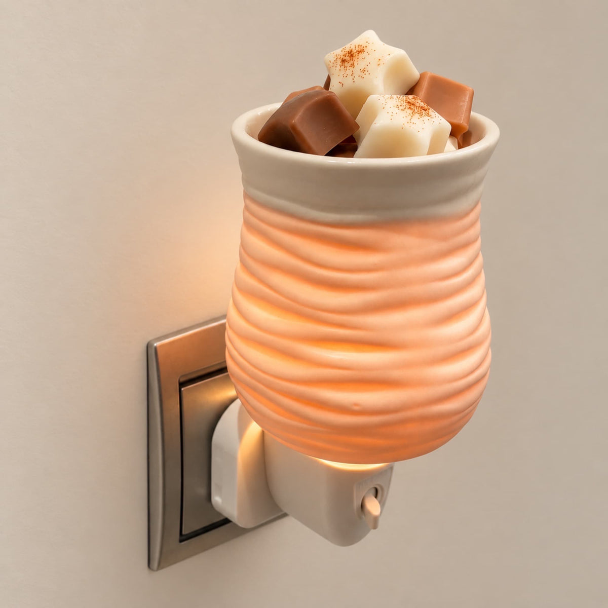 Quemador de wax melts eléctrico Dune de cerámica
