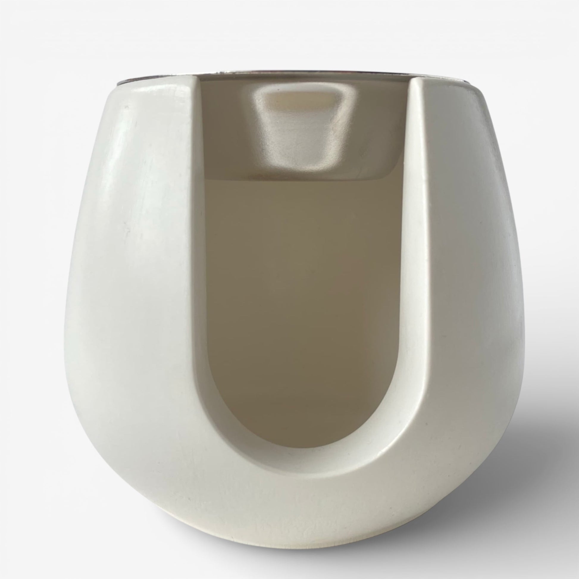 quemador de ceras aromáticas Tiara de resina ecológica blanco para wax melts