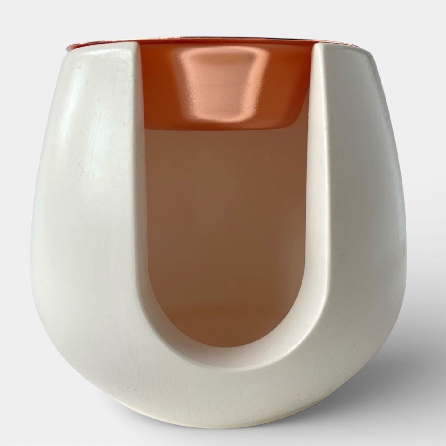 quemador de ceras aromáticas Tiara de resina ecológica con platillo oro rosa para wax melts