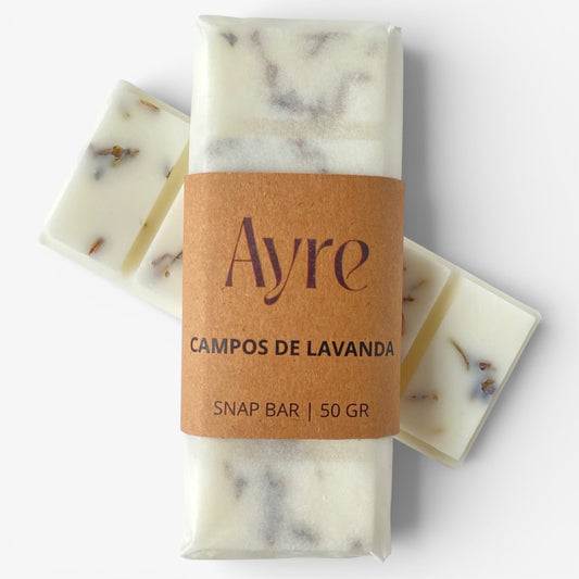 Snap bar de cera de soja aroma campos de lavanda Ayre para quemador de ceras aromáticas