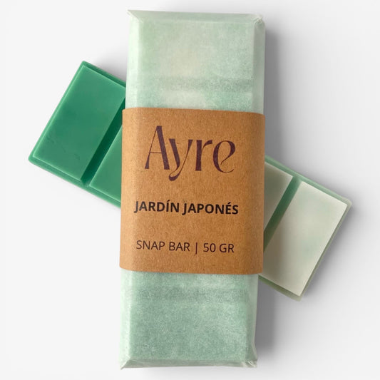 Snap bar de cera de soja aroma jardín japonés Ayre para quemador de ceras aromáticas