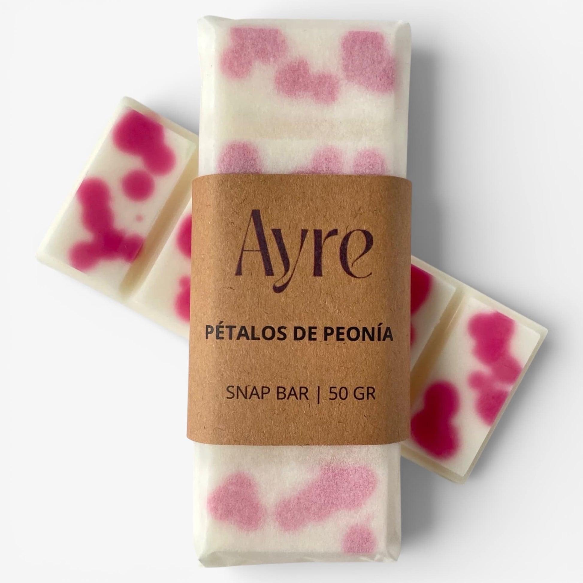 Snap bar de cera de soja aroma pétalos de peonía Ayre para quemador de ceras aromáticas