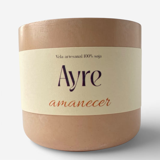 Vela aromática de soja Amanecer de Ayre