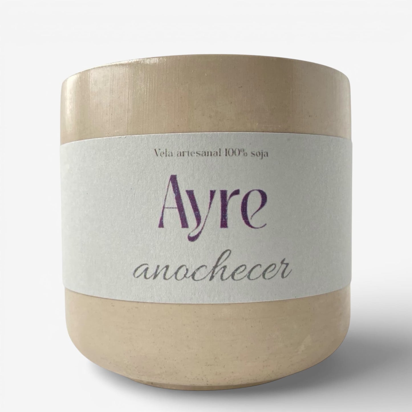 Vela aromática de soja Anochecer de Ayre