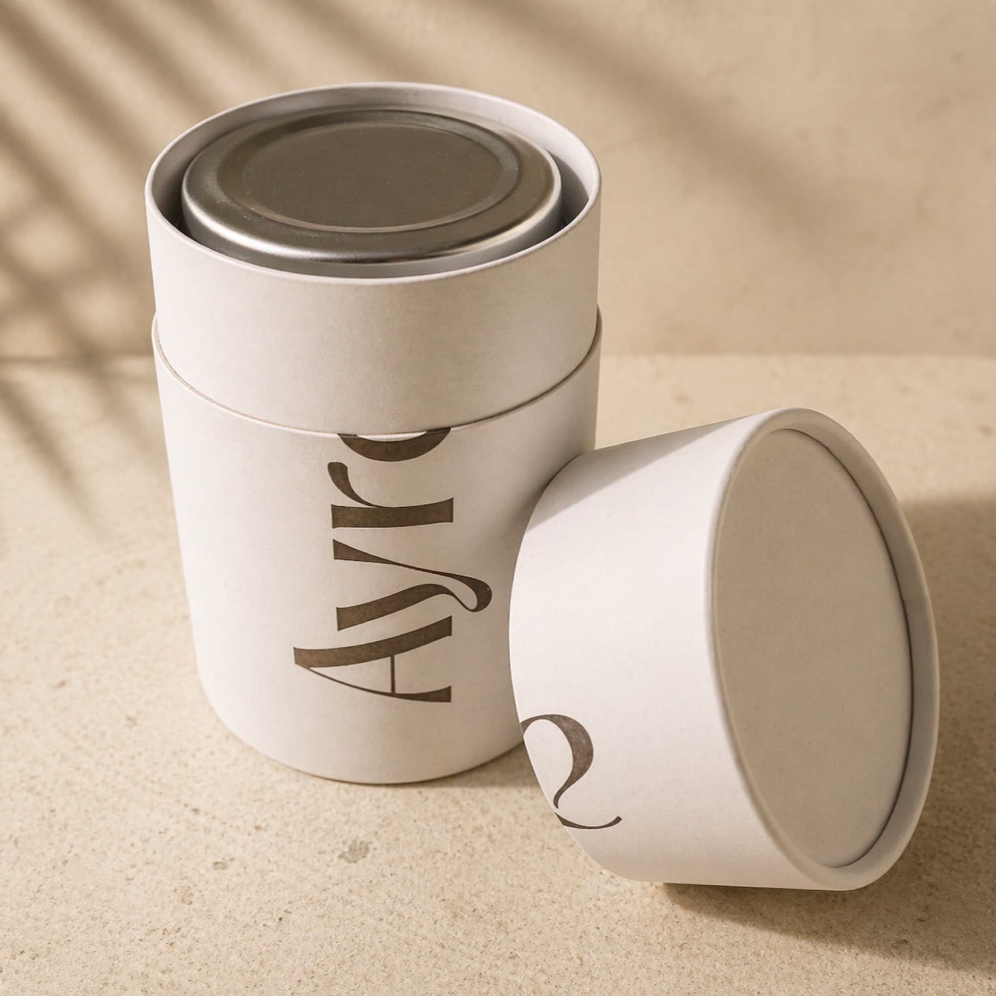 Vela aromática de soja Ayre con packaging elegante en caja premium ideal para regalo