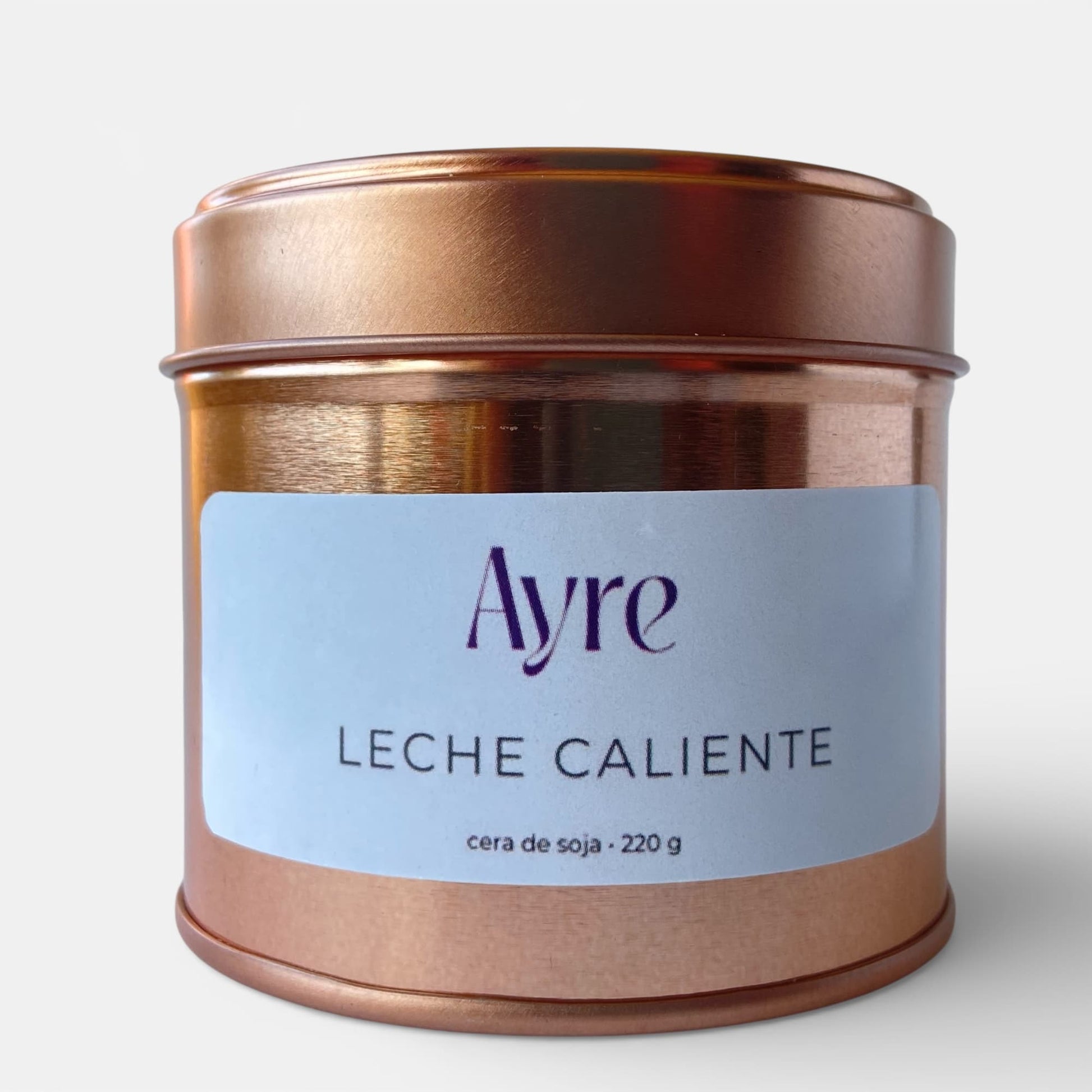 vela aromática de soja Leche Caliente Ayre vela artesanal natural