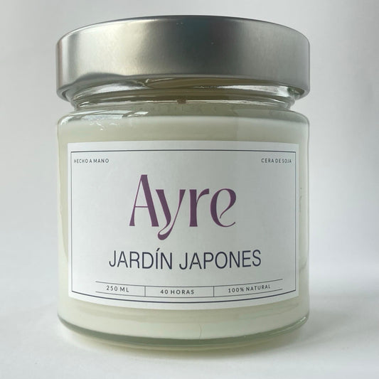 vela aromática de soja Jardín Japonés Ayre