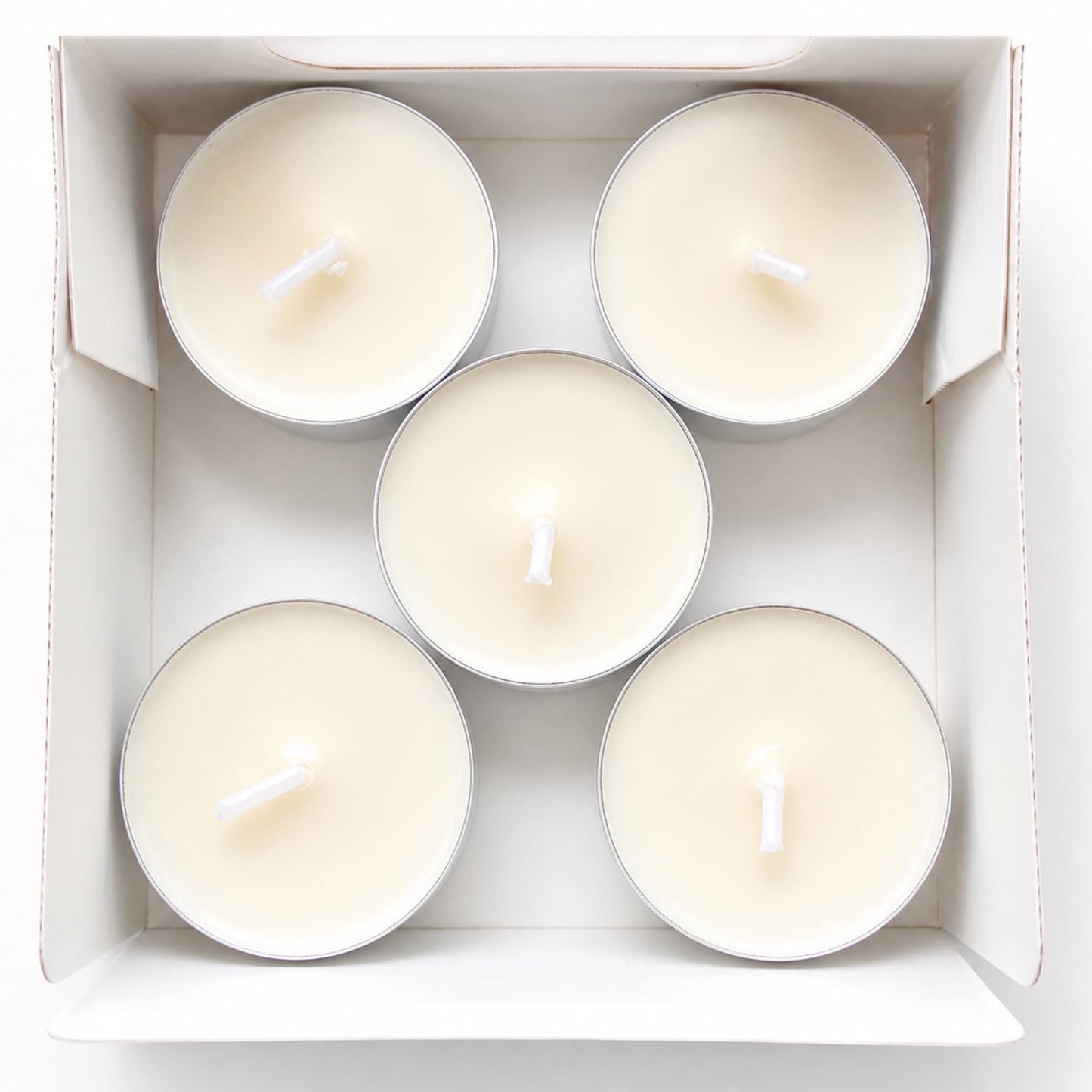 Velas de té cera de soja Ayre detalle