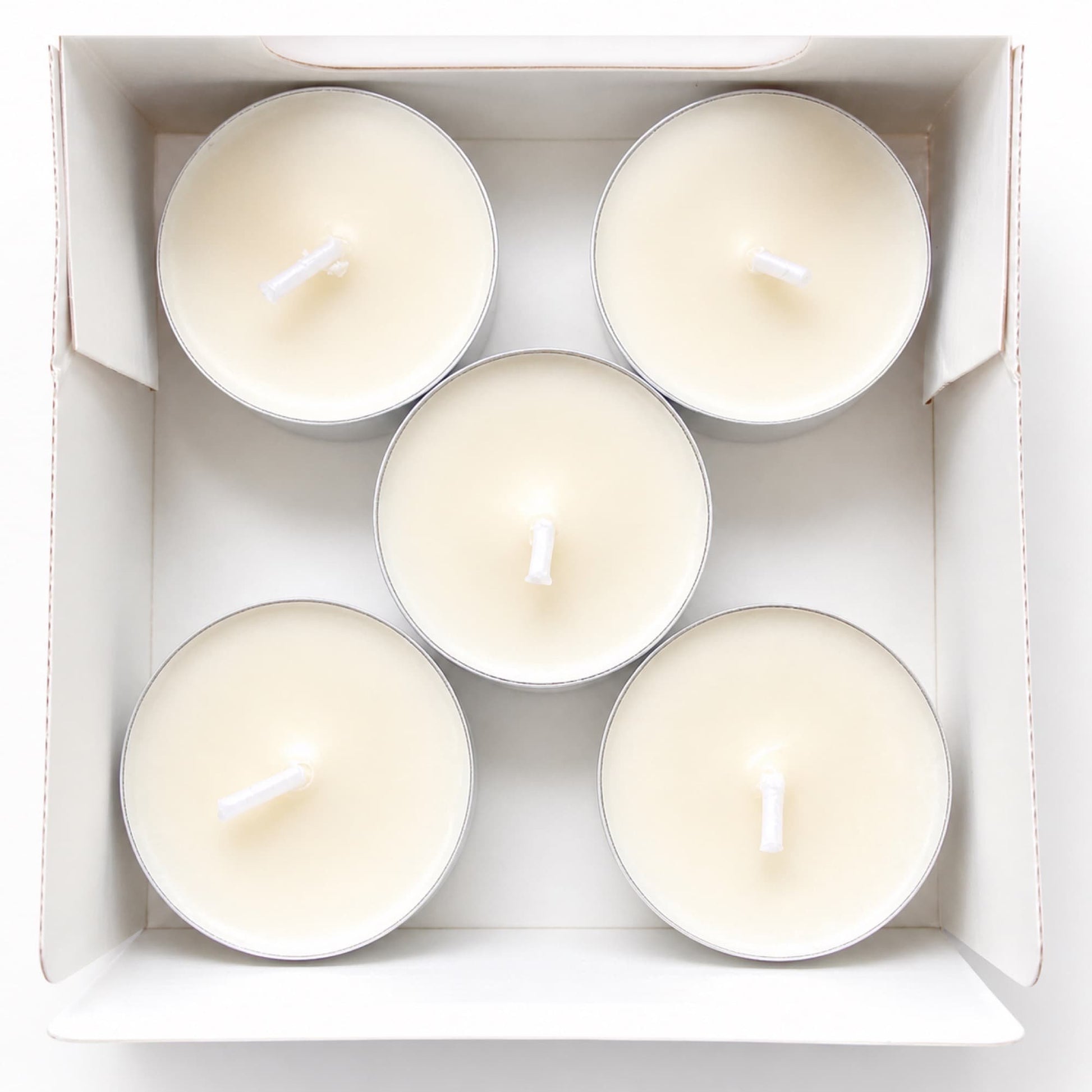 Velas de té cera de soja Ayre detalle