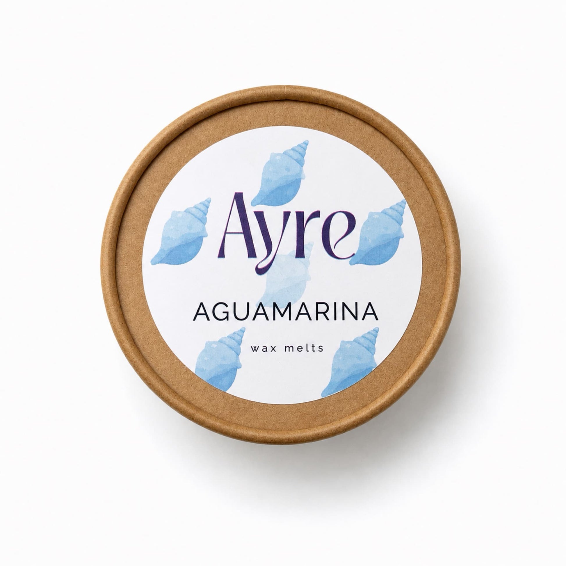 Envase de wax melts Aguamarina de Ayre Candle