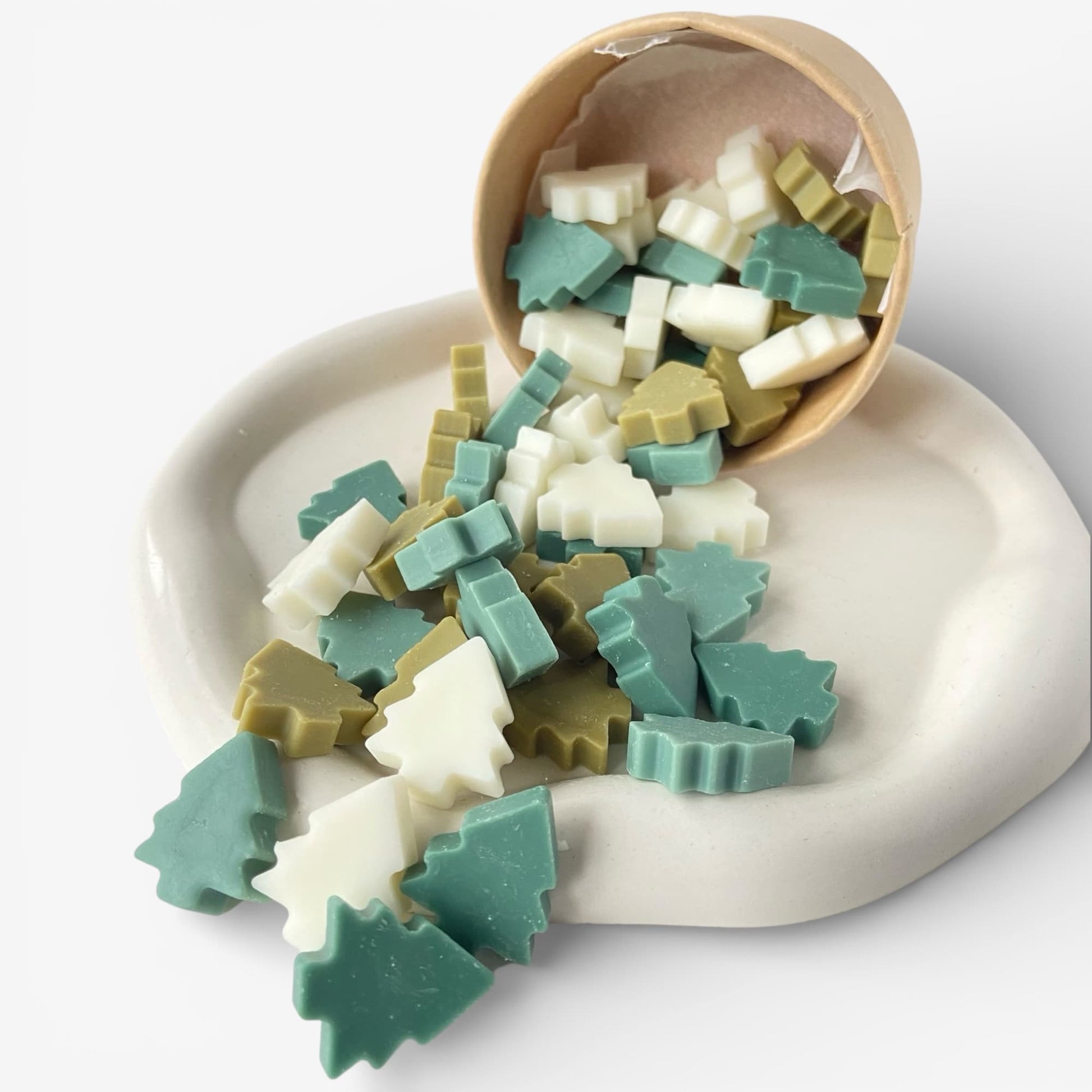 Wax melts de cera aromática aroma Agujas de Pino en diferentes formas para quemador