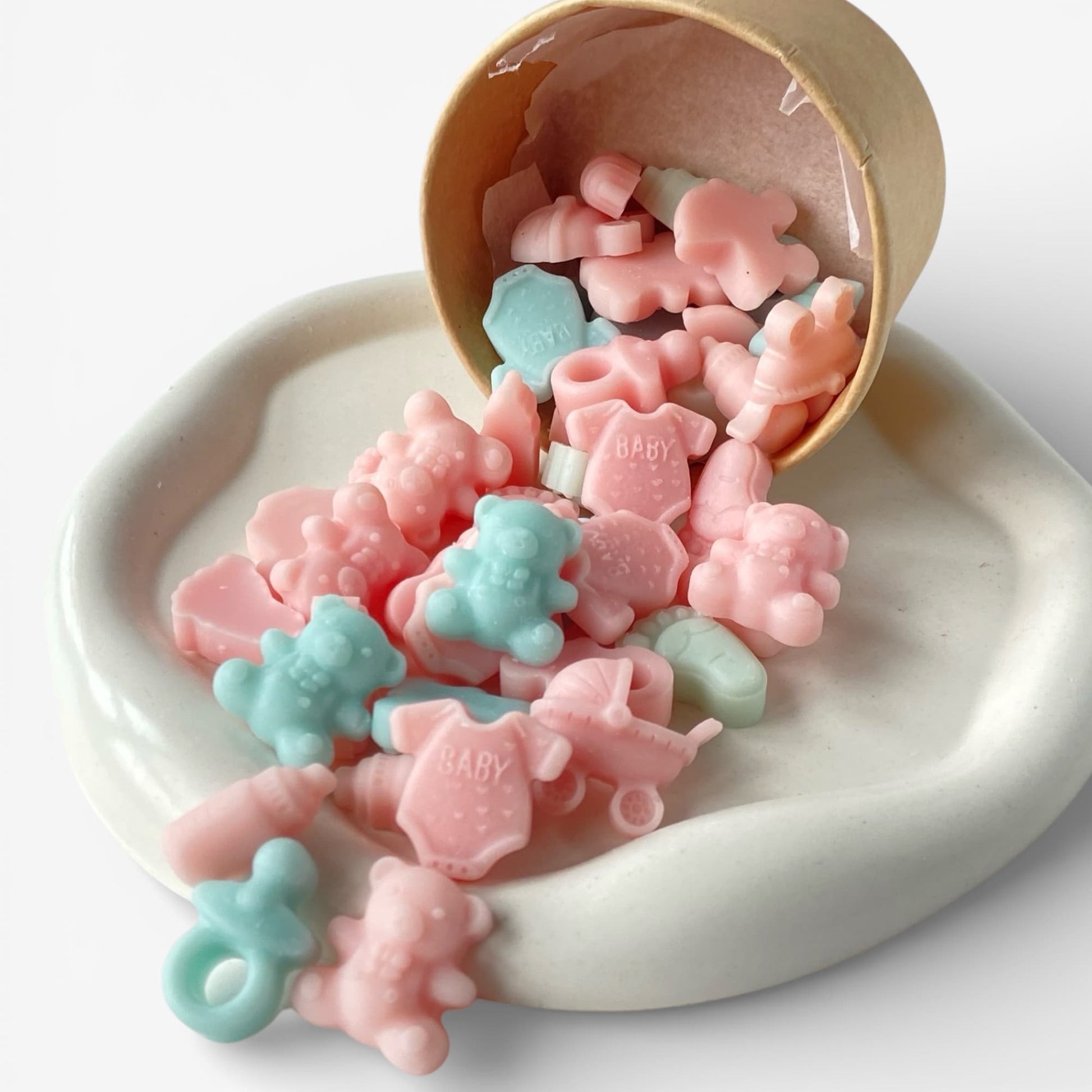 Wax melts de cera aromática aroma Baby Fresh en diferentes formas para quemador