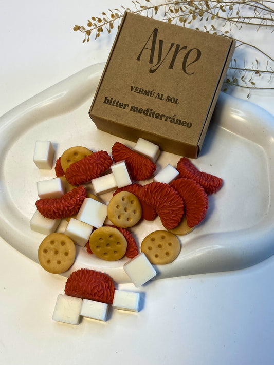 Wax melts artesanales aroma Bitter Mediterráneo 50 g colección Vermú al Sol