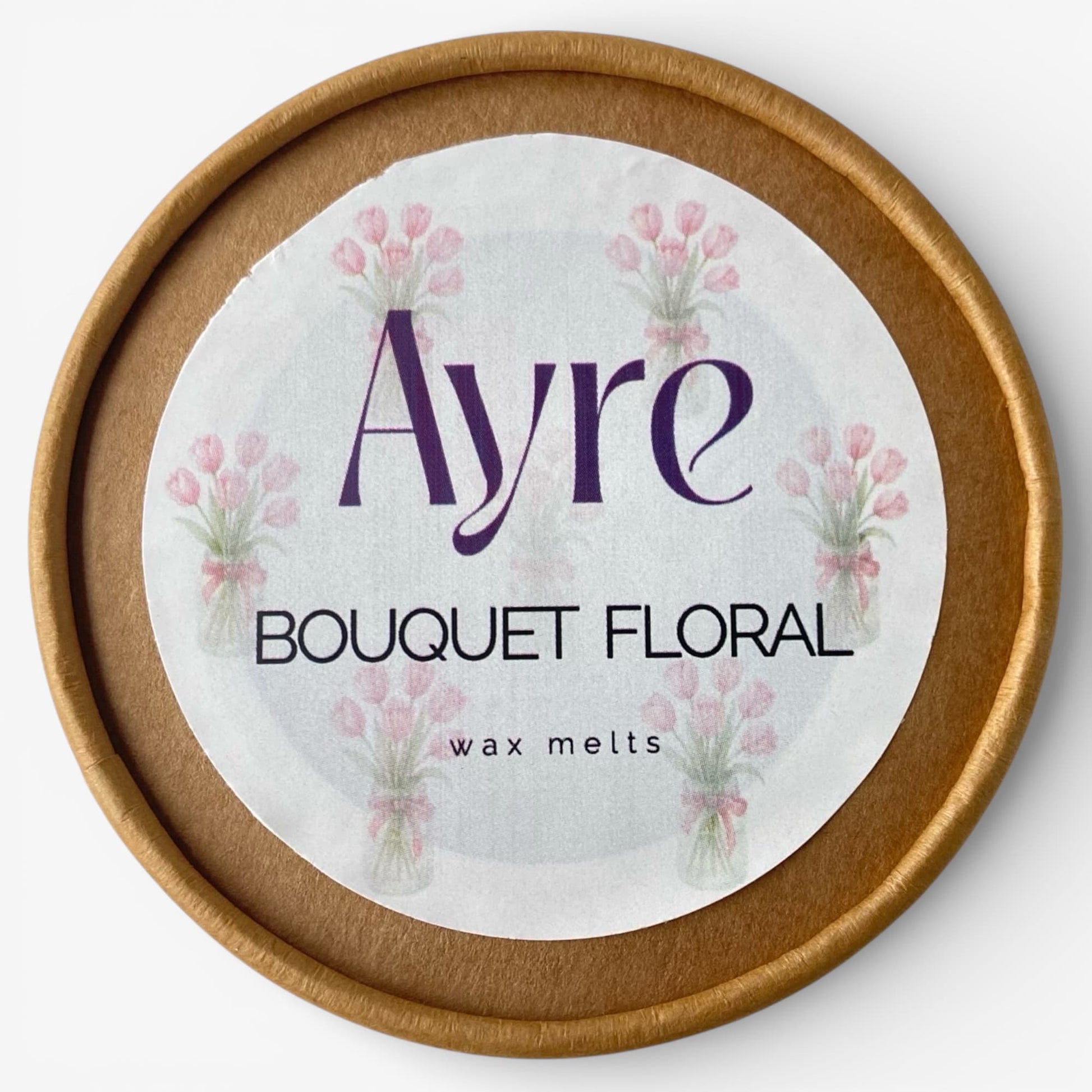 Wax melts de soja aroma bouquet floral Ayre con etiqueta del aroma
