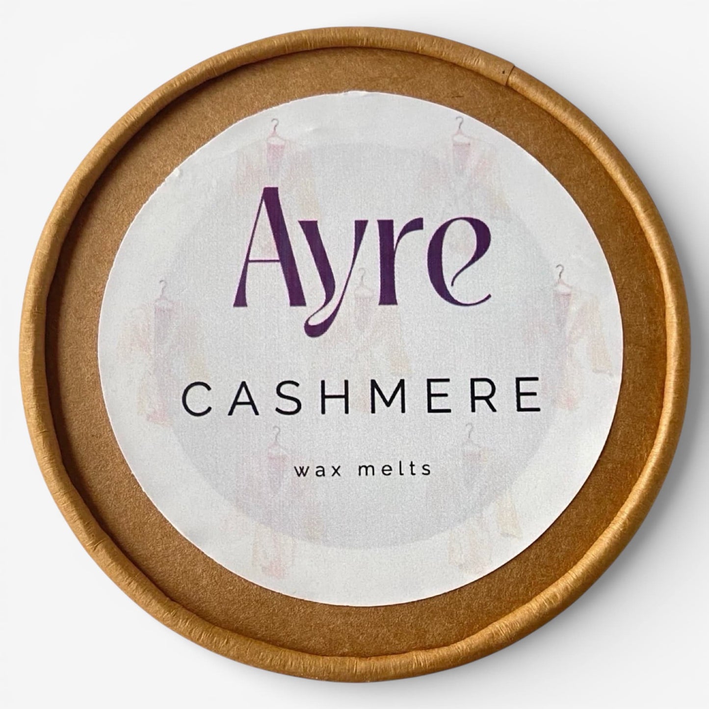 Wax melts de soja aroma cashmere Ayre con etiqueta del aroma