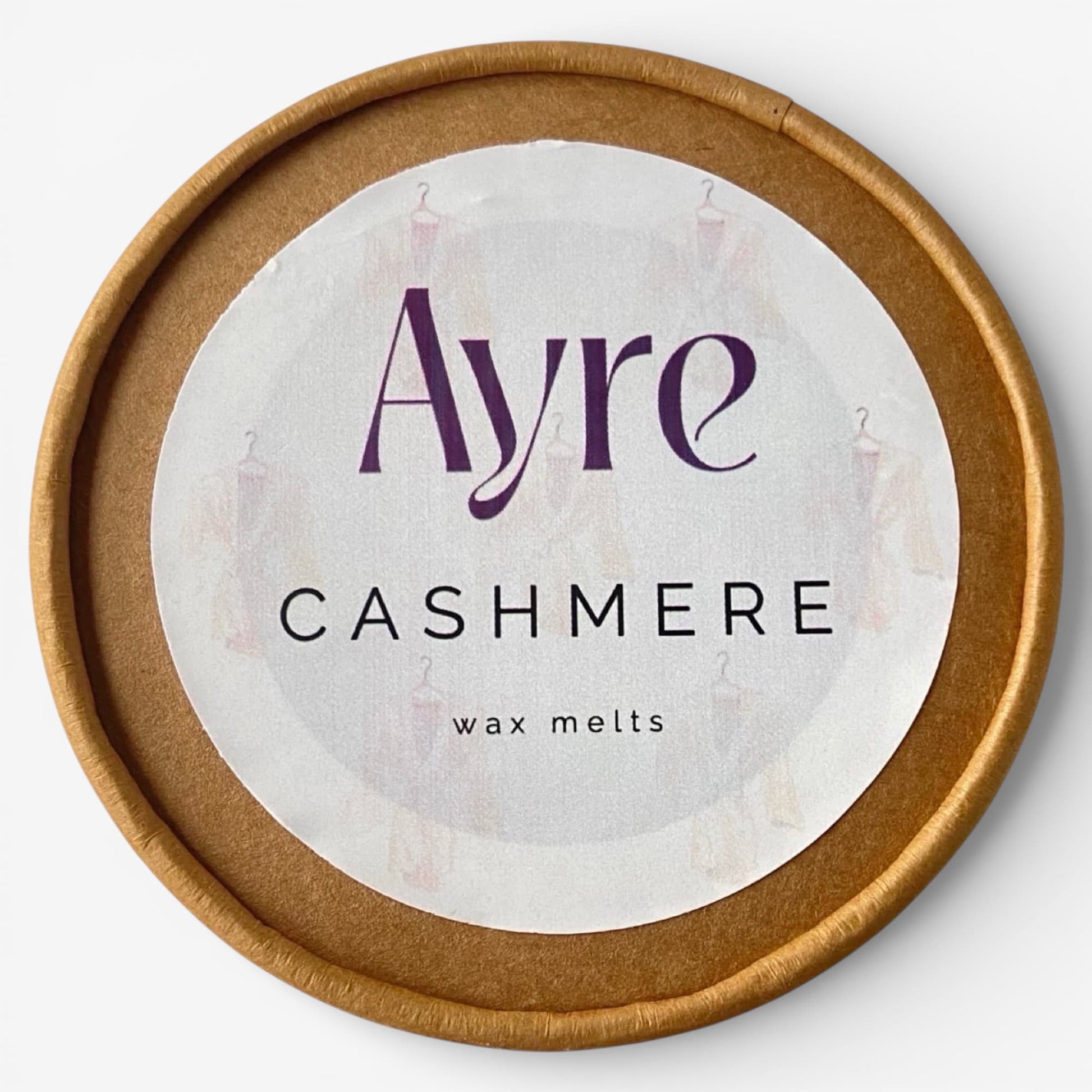 Wax melts de soja aroma cashmere Ayre con etiqueta del aroma