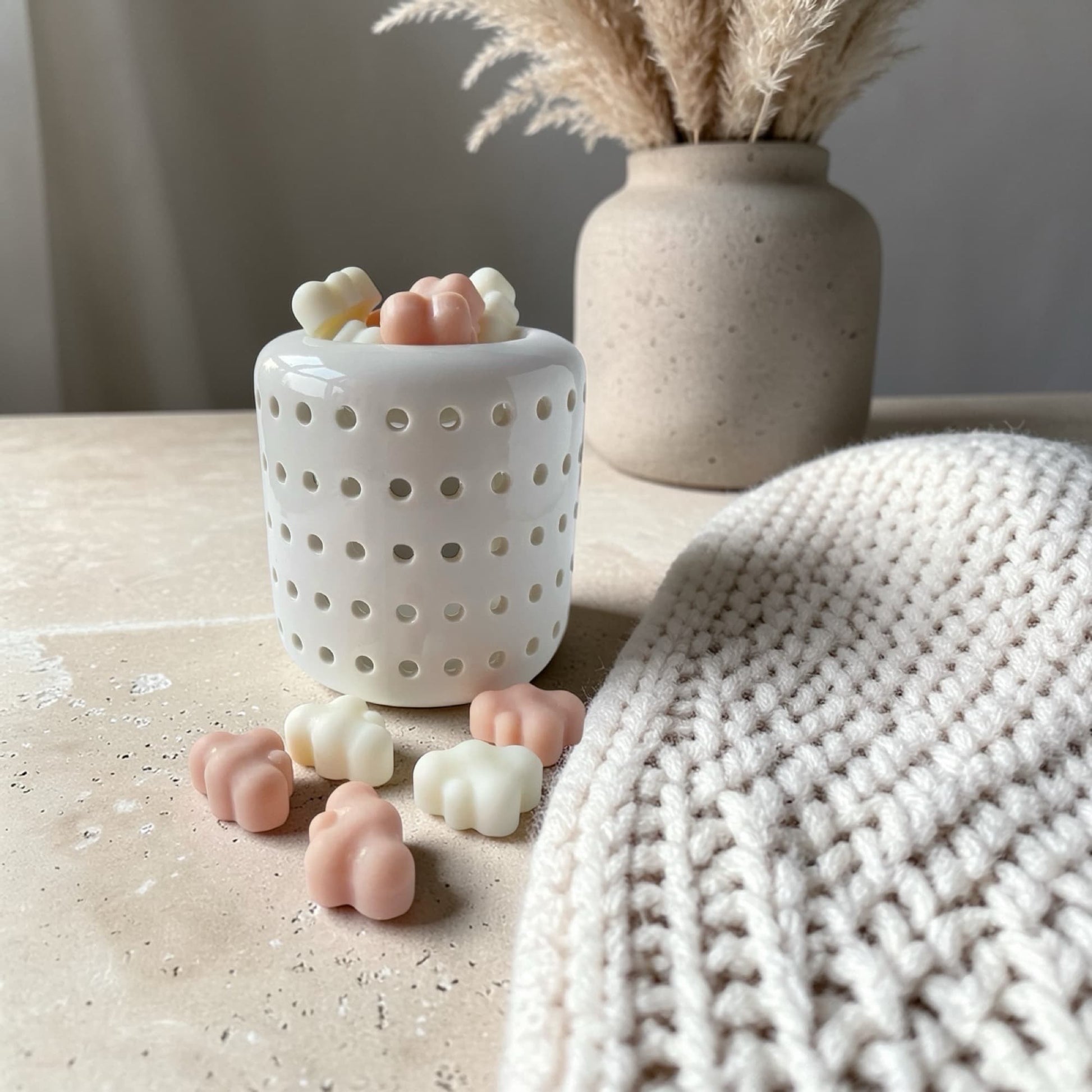 wax melts Cashmere en quemador aromático