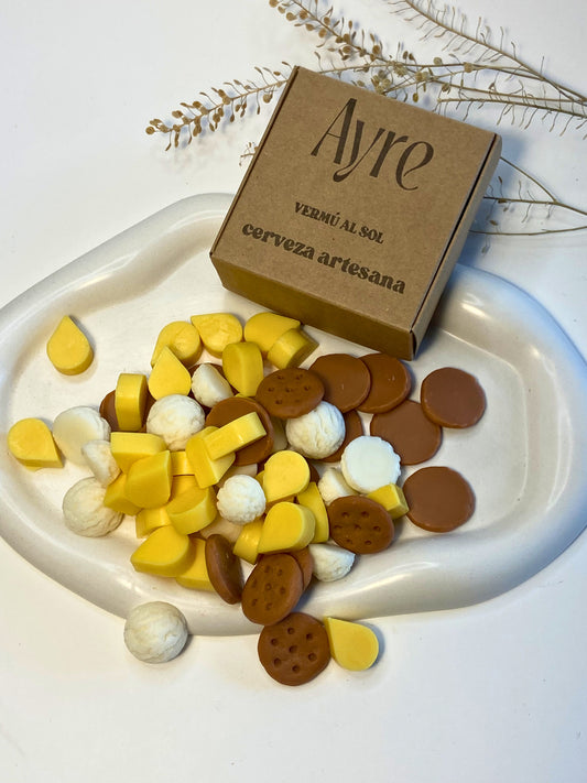 Wax melts artesanales aroma cerveza artesana 50 g colección Vermú al Sol