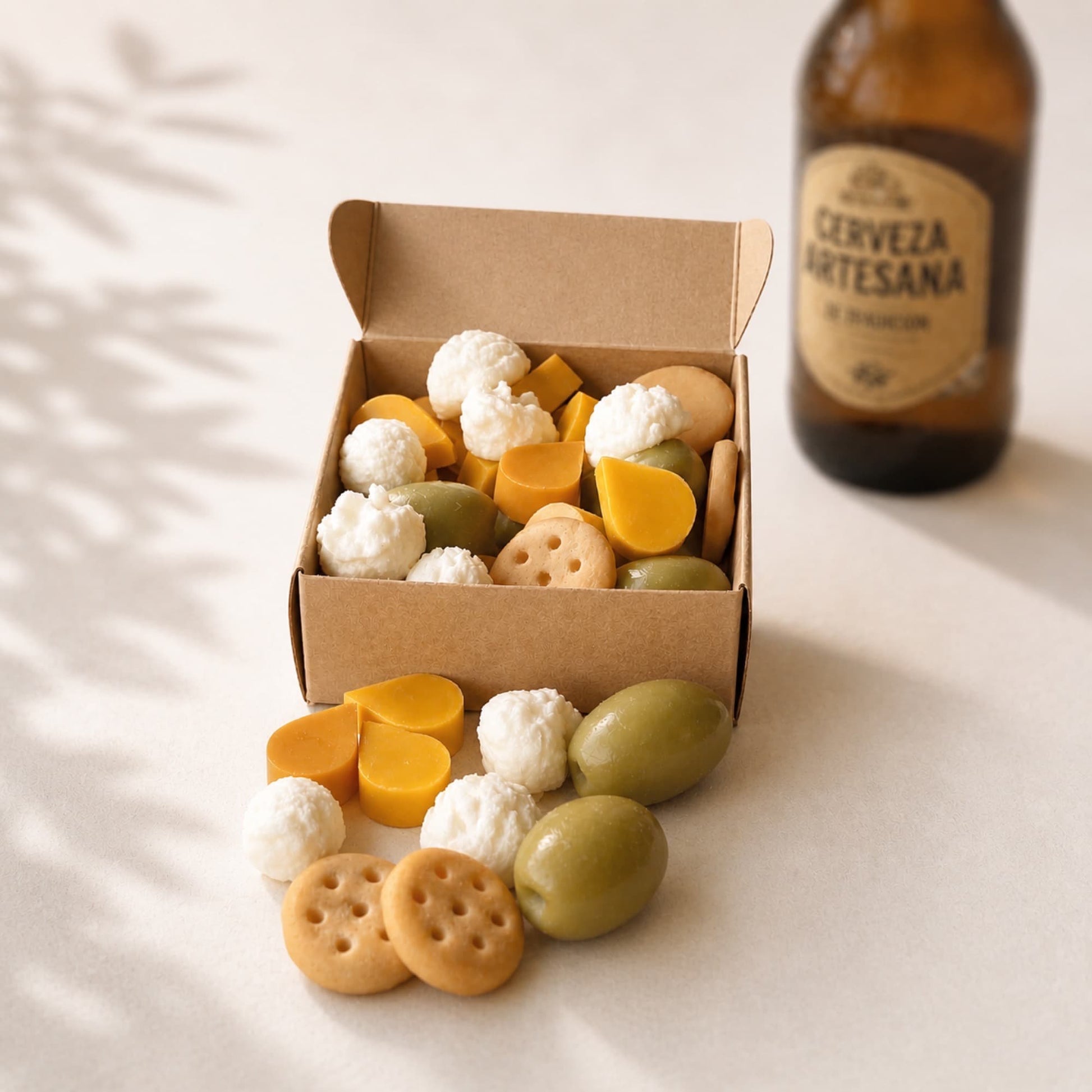 Wax melts cerveza artesana en caja abierta, cera perfumada para quemador con aroma intenso y duradero Ayre