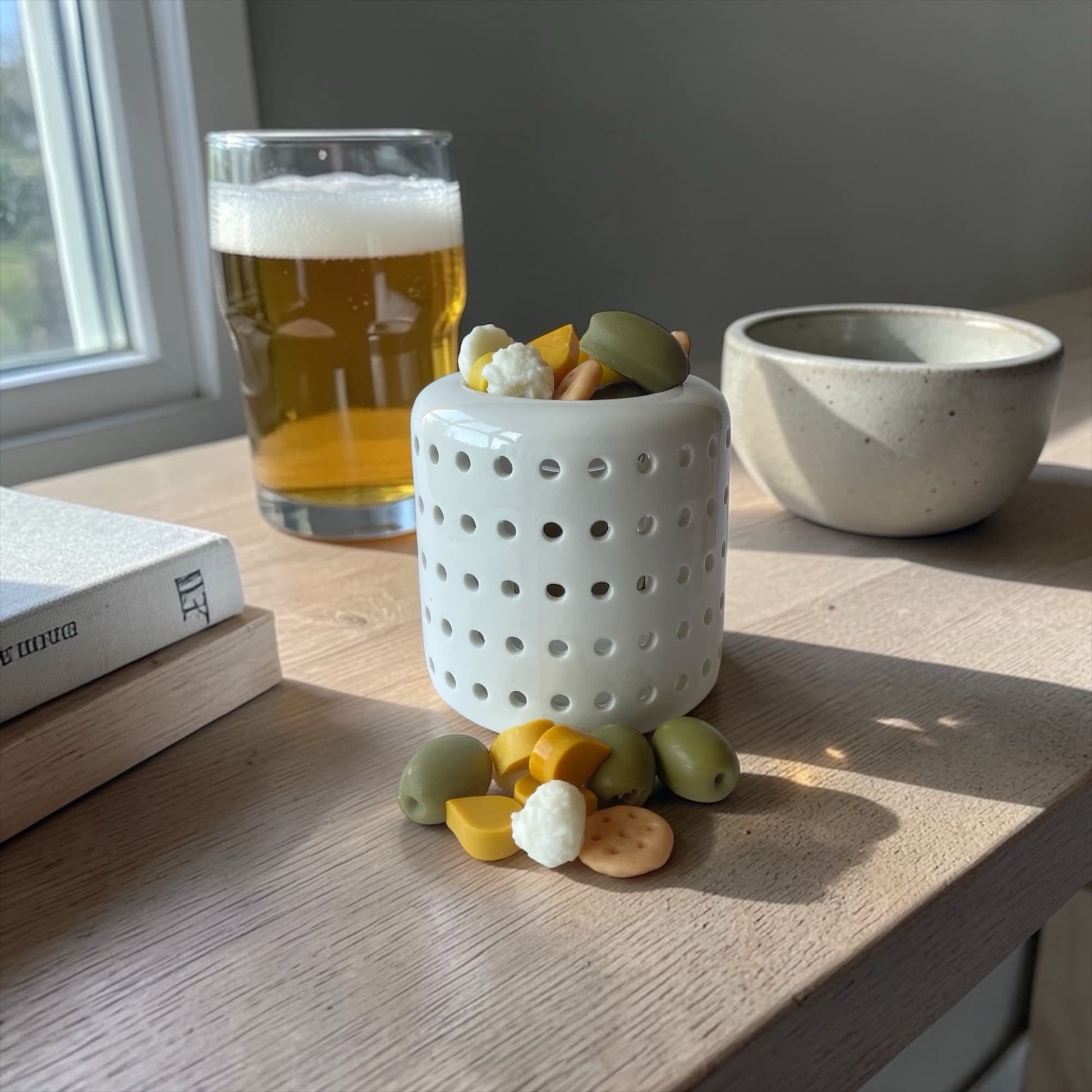 wax melts aroma cerveza artesana en quemador colección vermut al sol