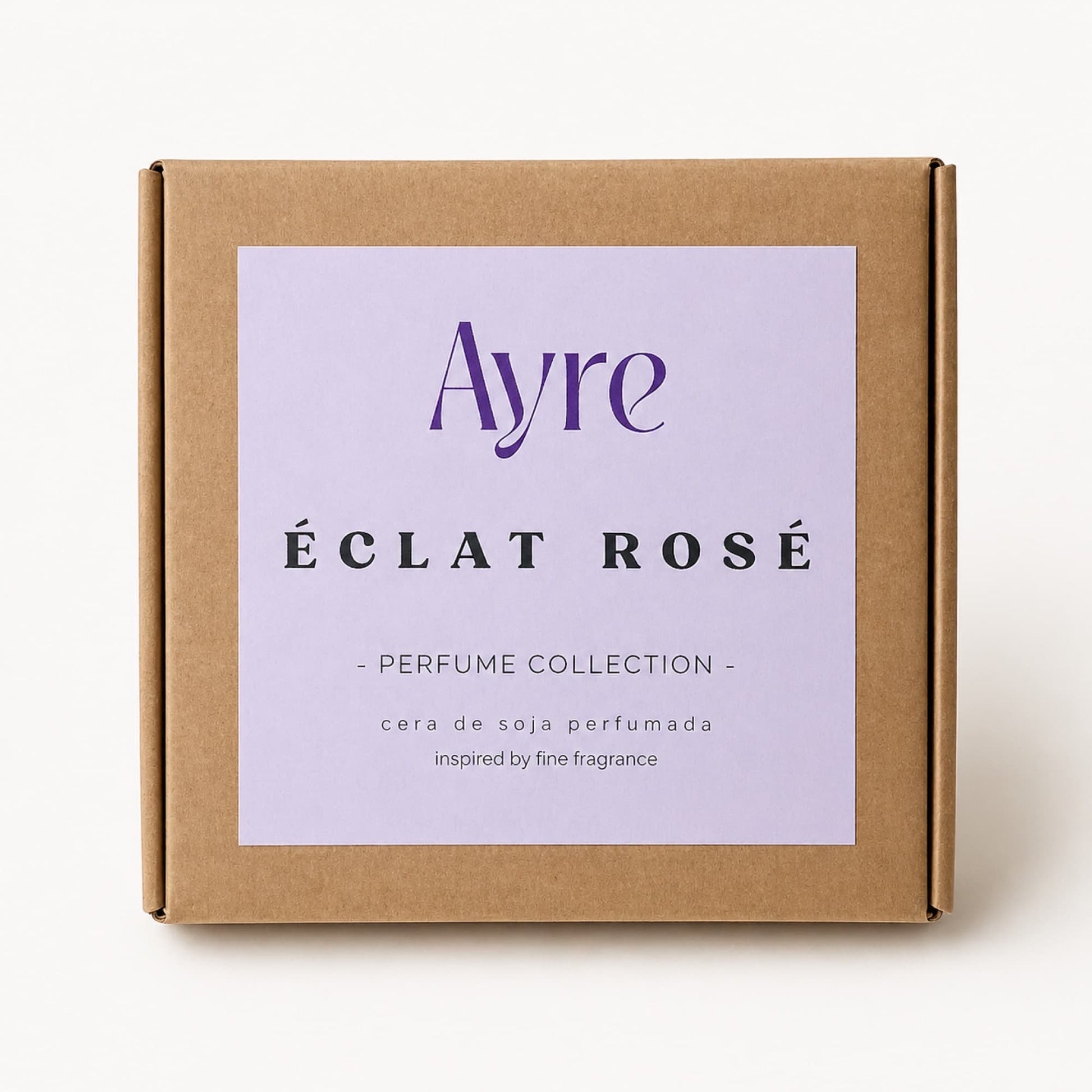 Caja de wax melts Éclat Rosé de Ayre inspirados en fragancias de lujo