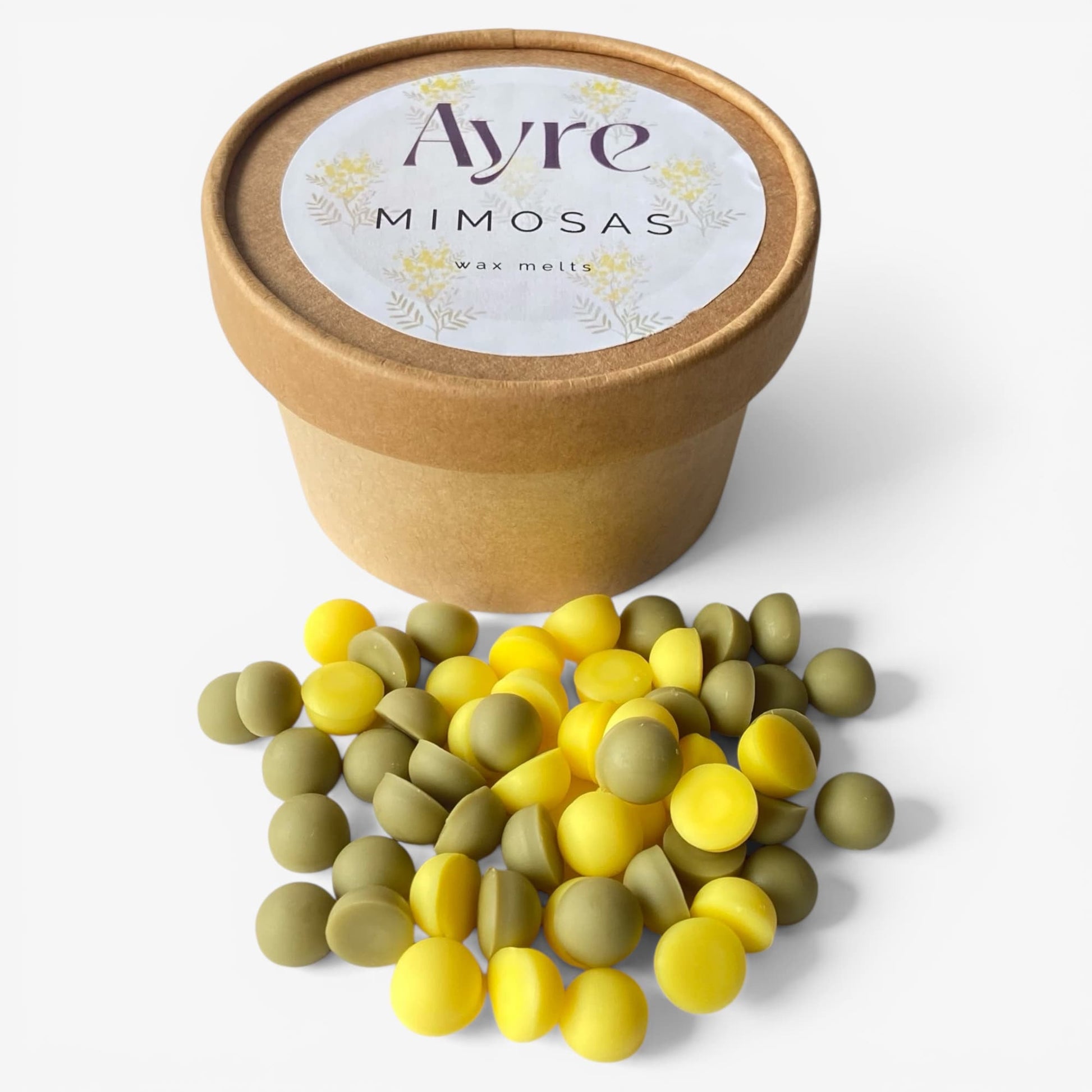 wax melts aroma mimosas de soja en bote Ayre